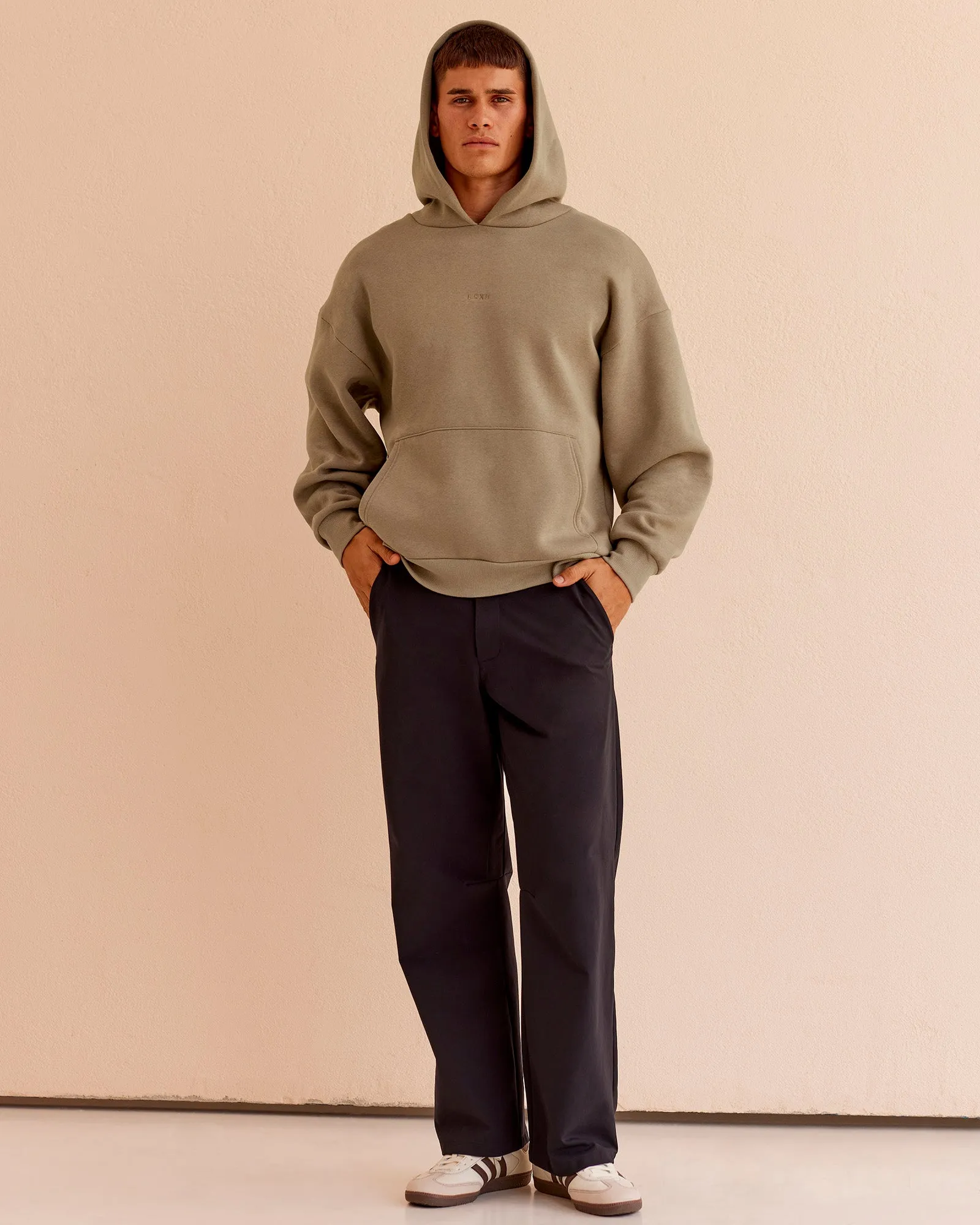 Base Oversized Hoodie - Taupe Ash sold by LSKD product image thumbnail 2