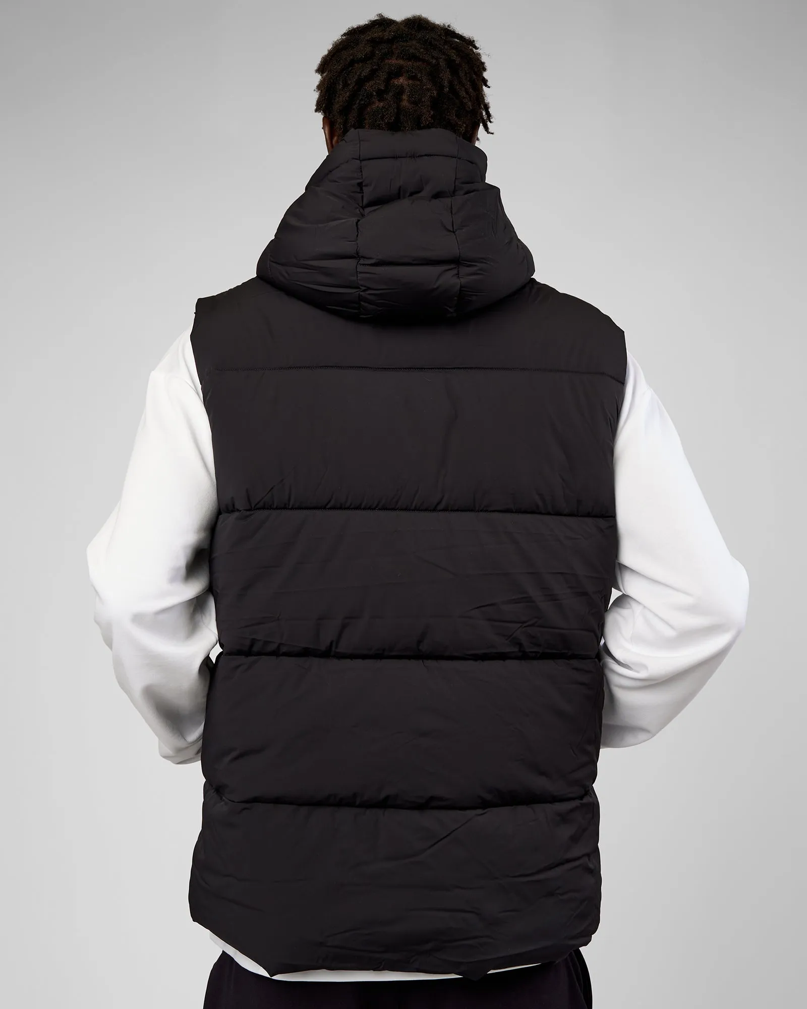 Base Puffer Vest - Black sold by LSKD product image thumbnail 4