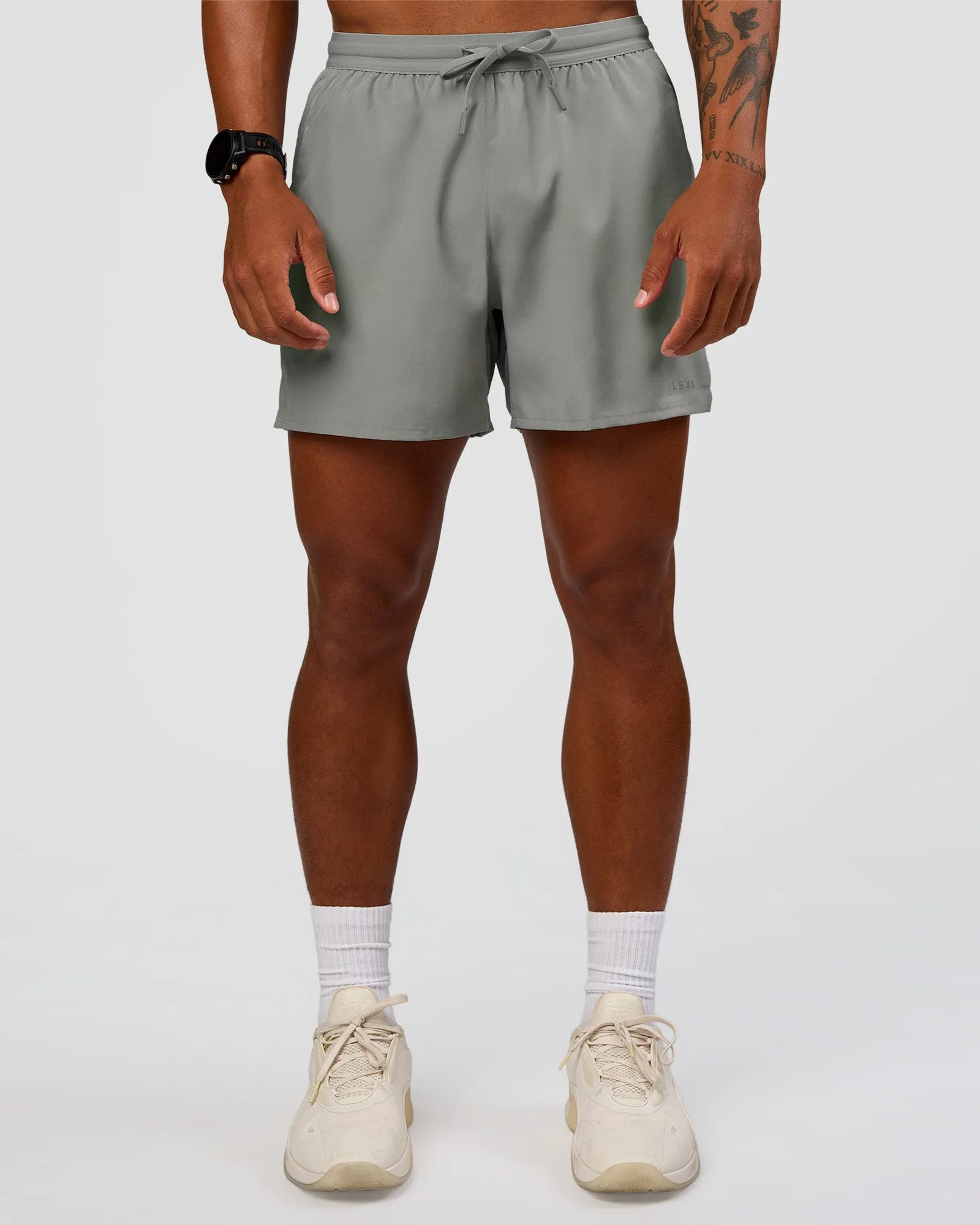 Pace 5" Running Short - Alloy sold by LSKD product image thumbnail 2