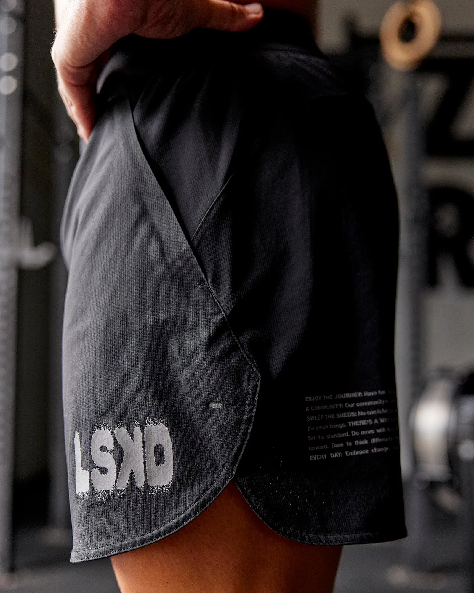 Static Grit Lift 6" Short - Black-Alloy sold by LSKD product image thumbnail 3