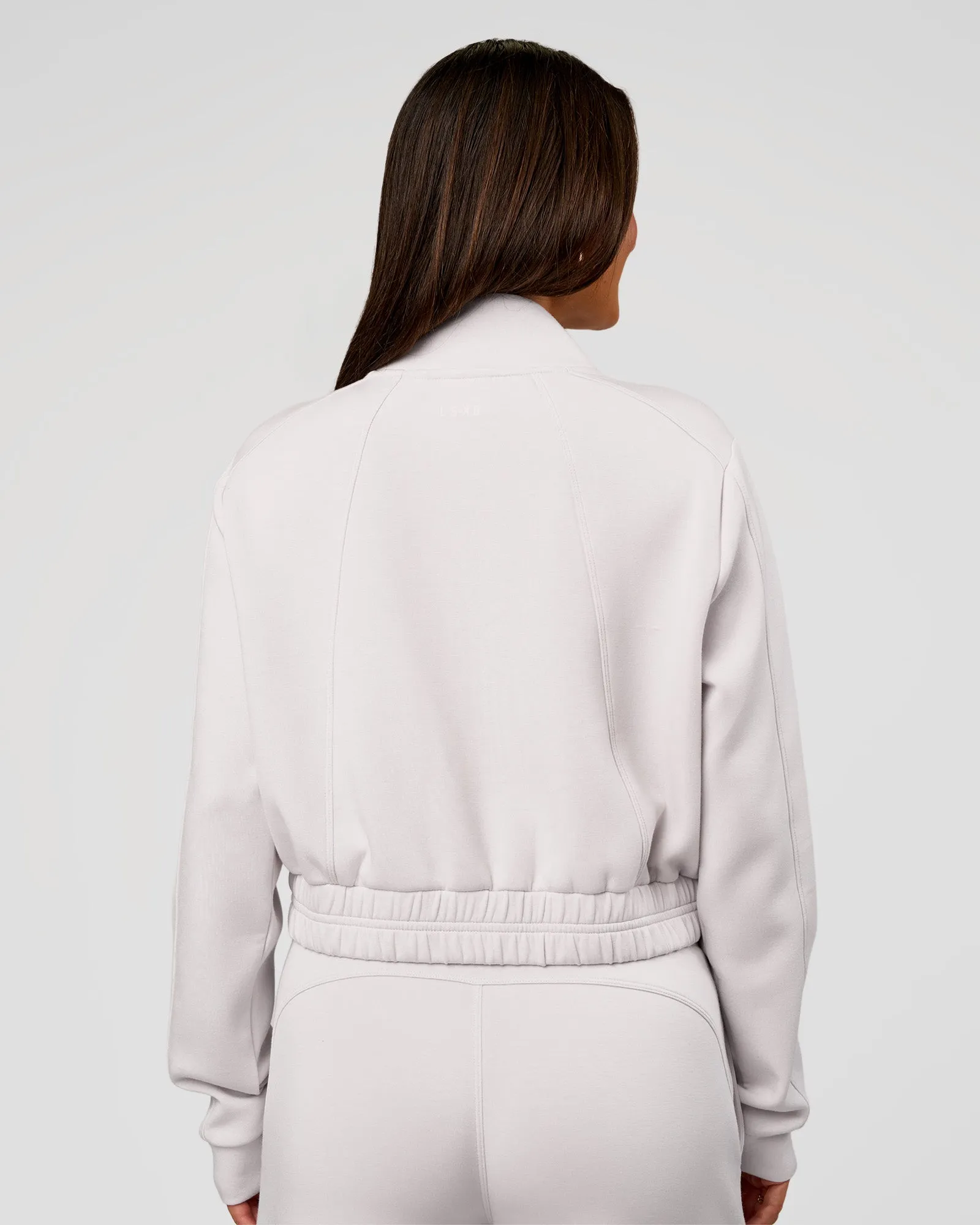 Elevate SoftTouch Cropped Full Zip Jacket - Clay sold by LSKD product image thumbnail 4
