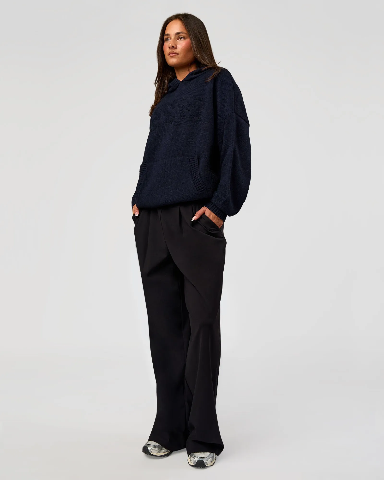 All Day Active Knitted Hoodie - Future Navy sold by LSKD product image thumbnail 5