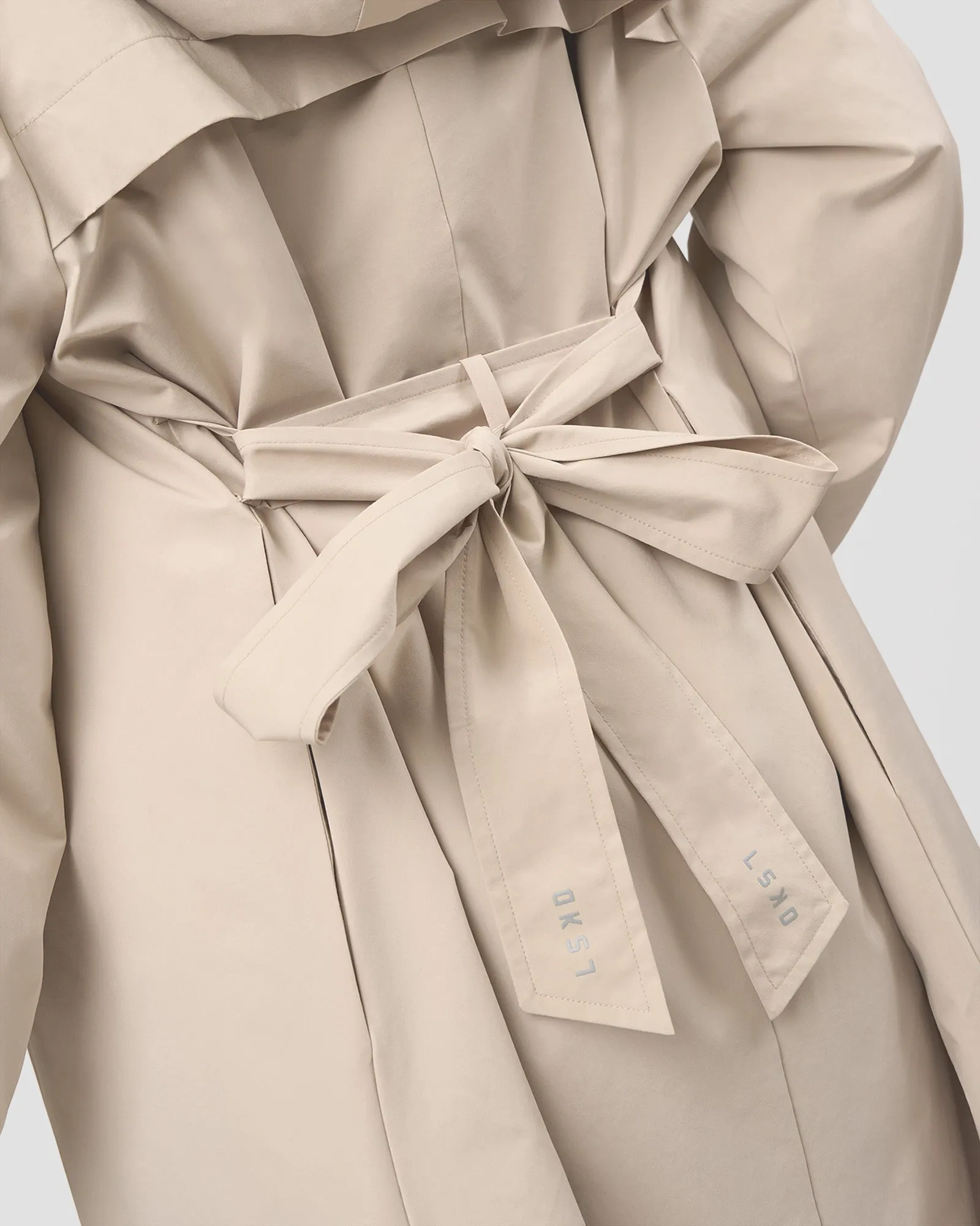 On the Move Trench Coat - Shale Beige sold by LSKD product image thumbnail 3