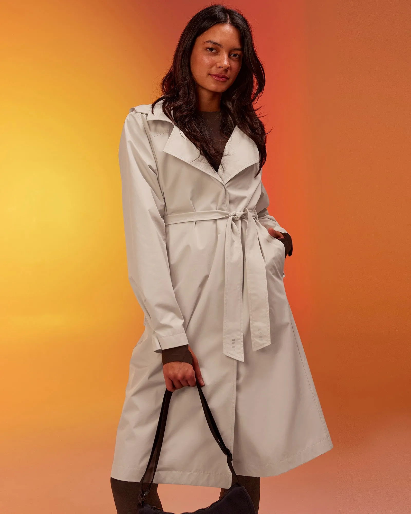 On the Move Trench Coat - Shale Beige sold by LSKD product image thumbnail 2