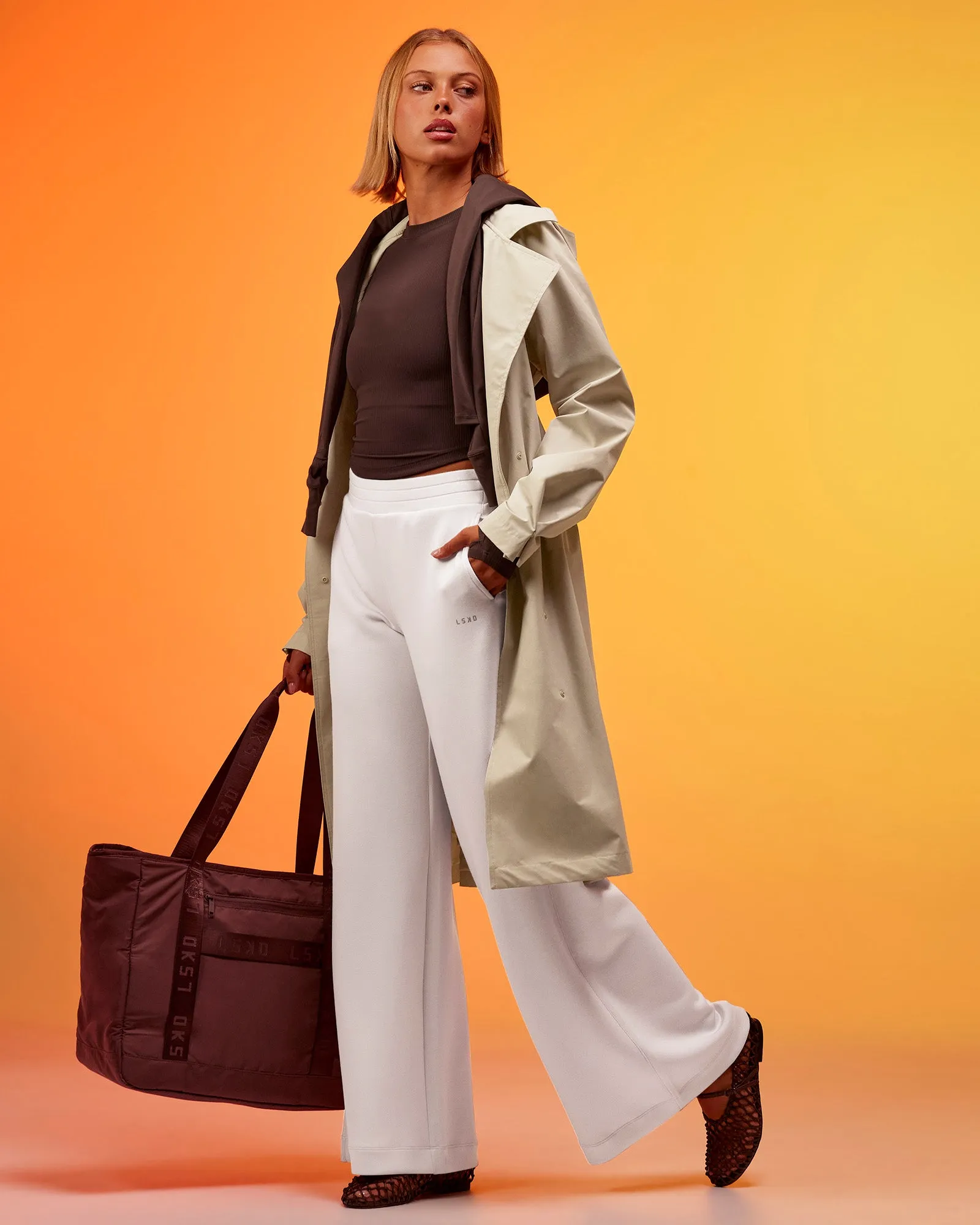 On the Move Trench Coat - Shale Beige sold by LSKD product image thumbnail 5