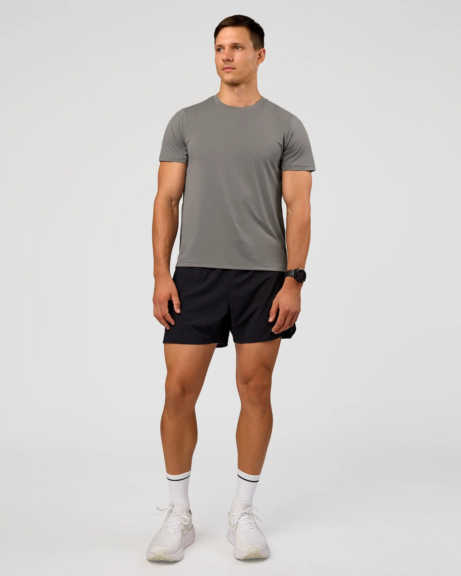 UltraAir 5" Lined Performance Short - Black-Reflective sold by LSKD product image thumbnail 5