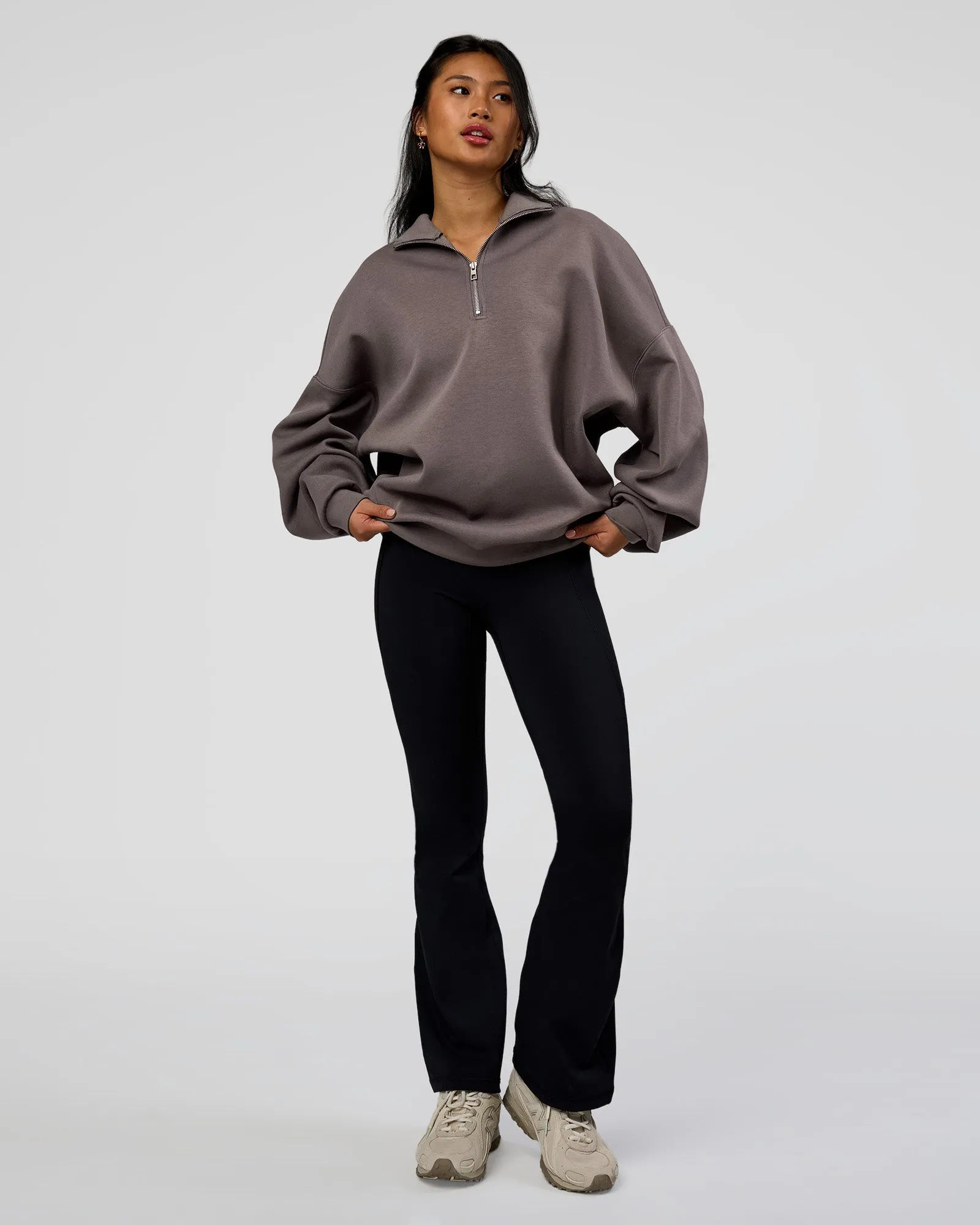 AfterDark ZeroCrease Quarter Zip - Duskstone sold by LSKD product image thumbnail 5