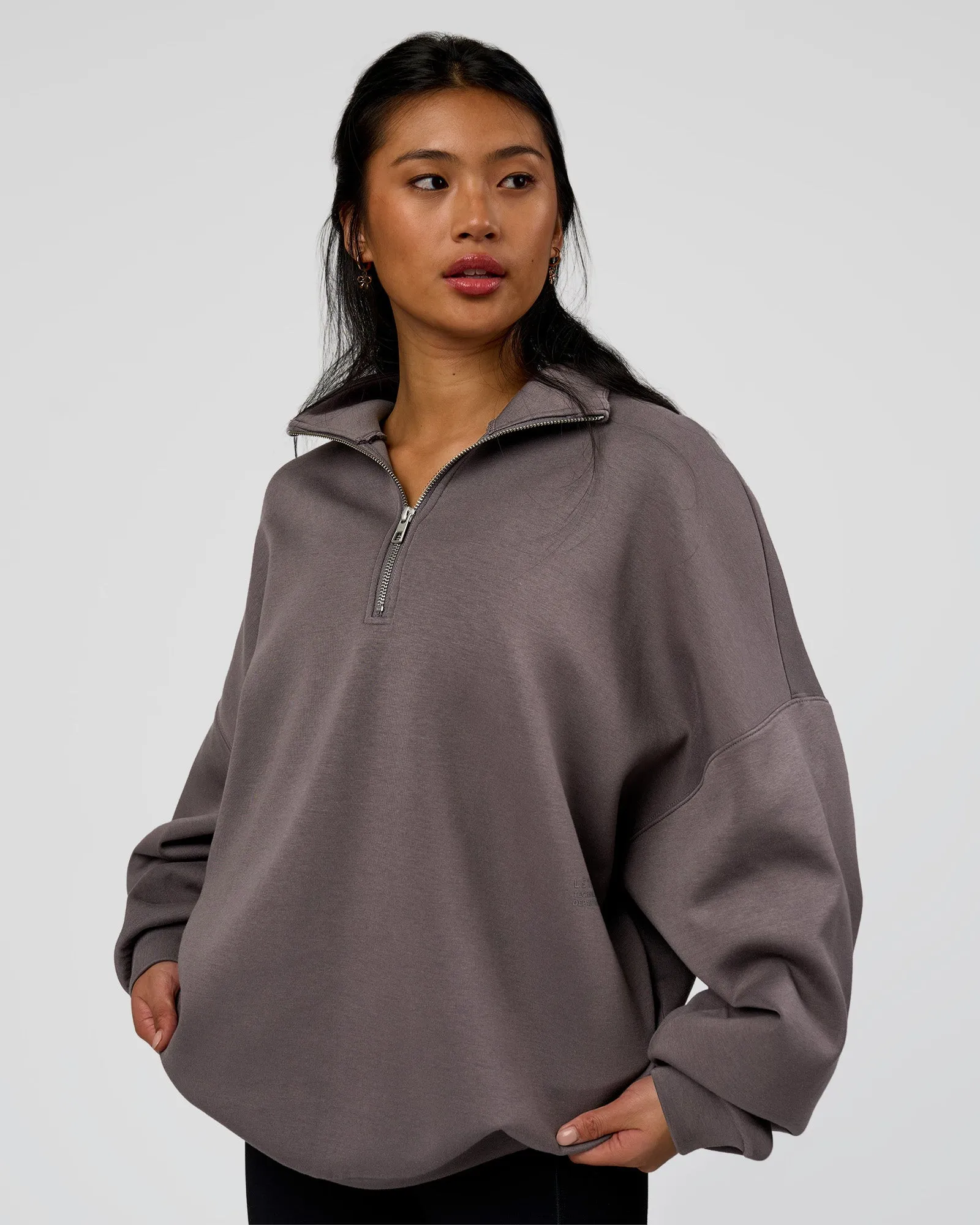 AfterDark ZeroCrease Quarter Zip - Duskstone sold by LSKD product image thumbnail 4
