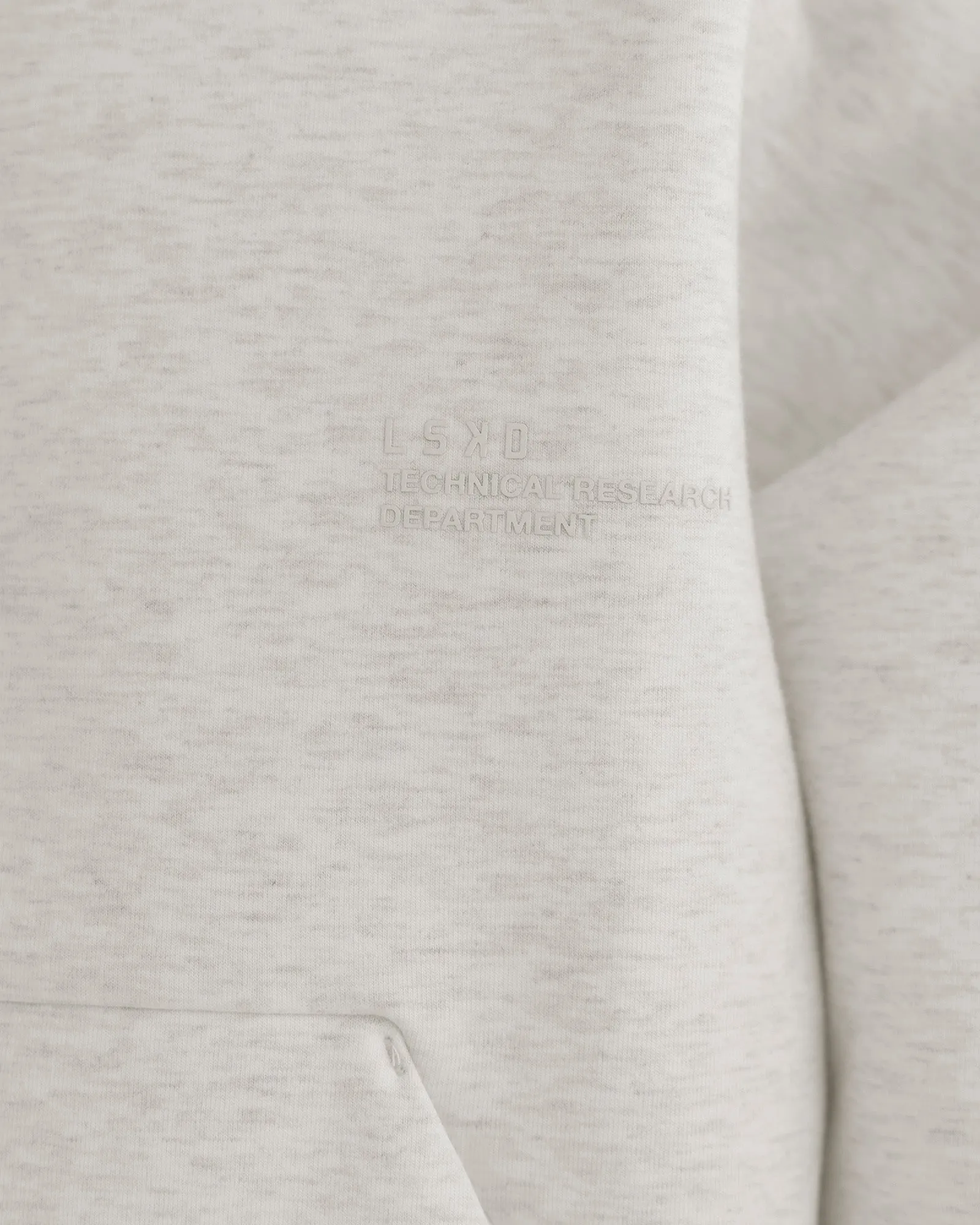 AfterDark ZeroCrease Oversized Hoodie - Silver Marl sold by LSKD product image thumbnail 3