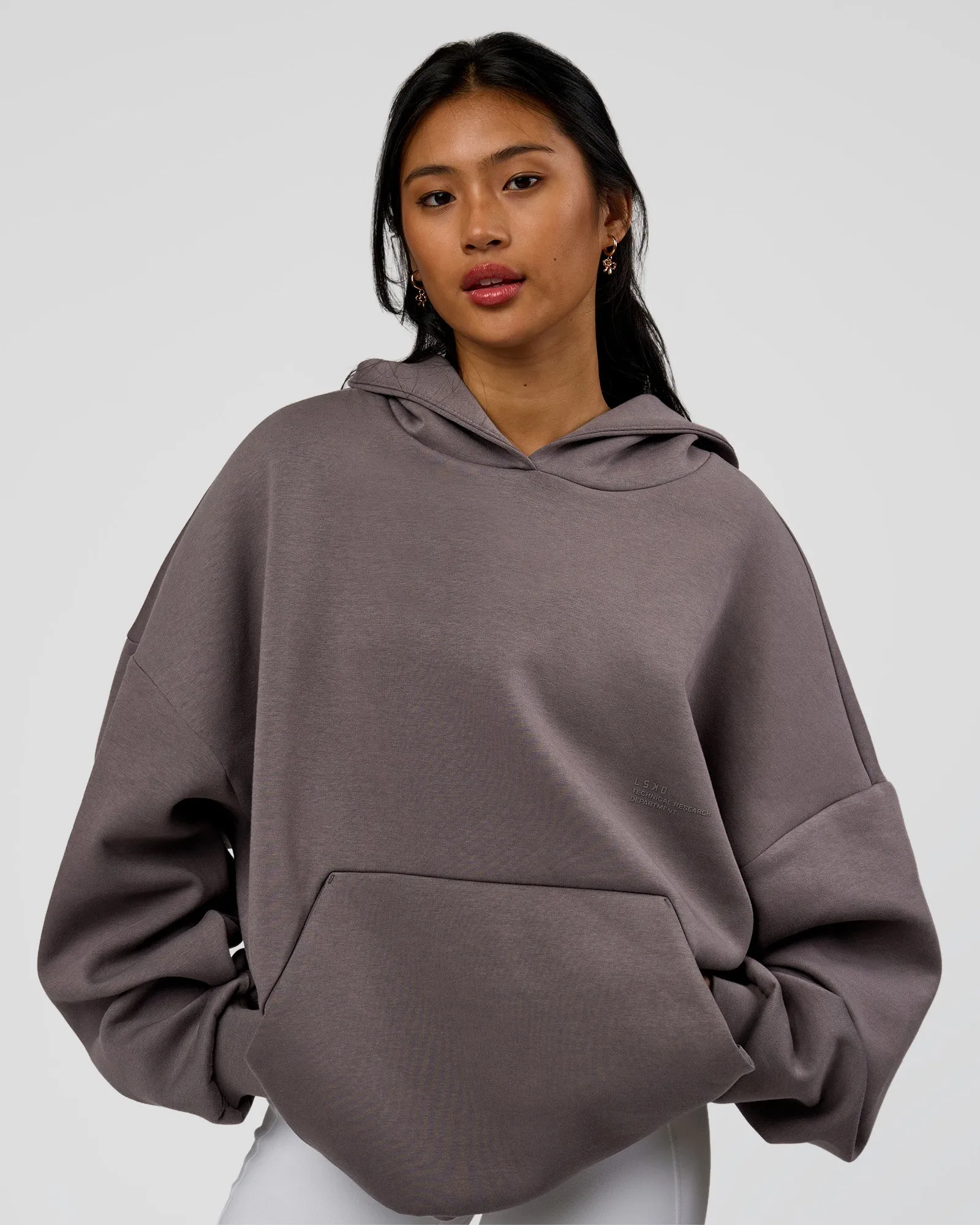 AfterDark ZeroCrease Oversized Hoodie - Duskstone sold by LSKD product image thumbnail 4