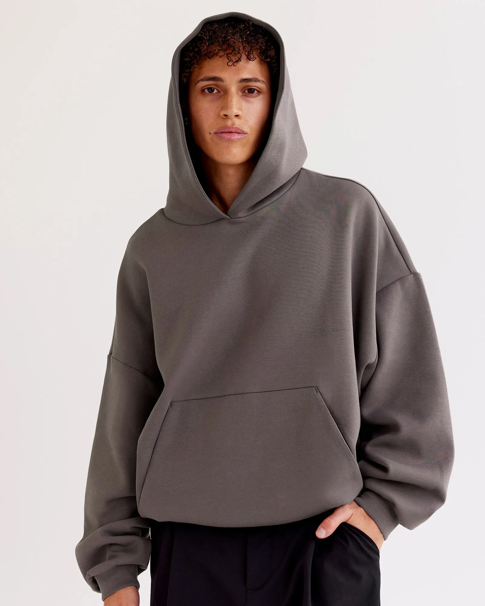 AfterDark ZeroCrease Oversized Hoodie - Duskstone sold by LSKD product image thumbnail 2