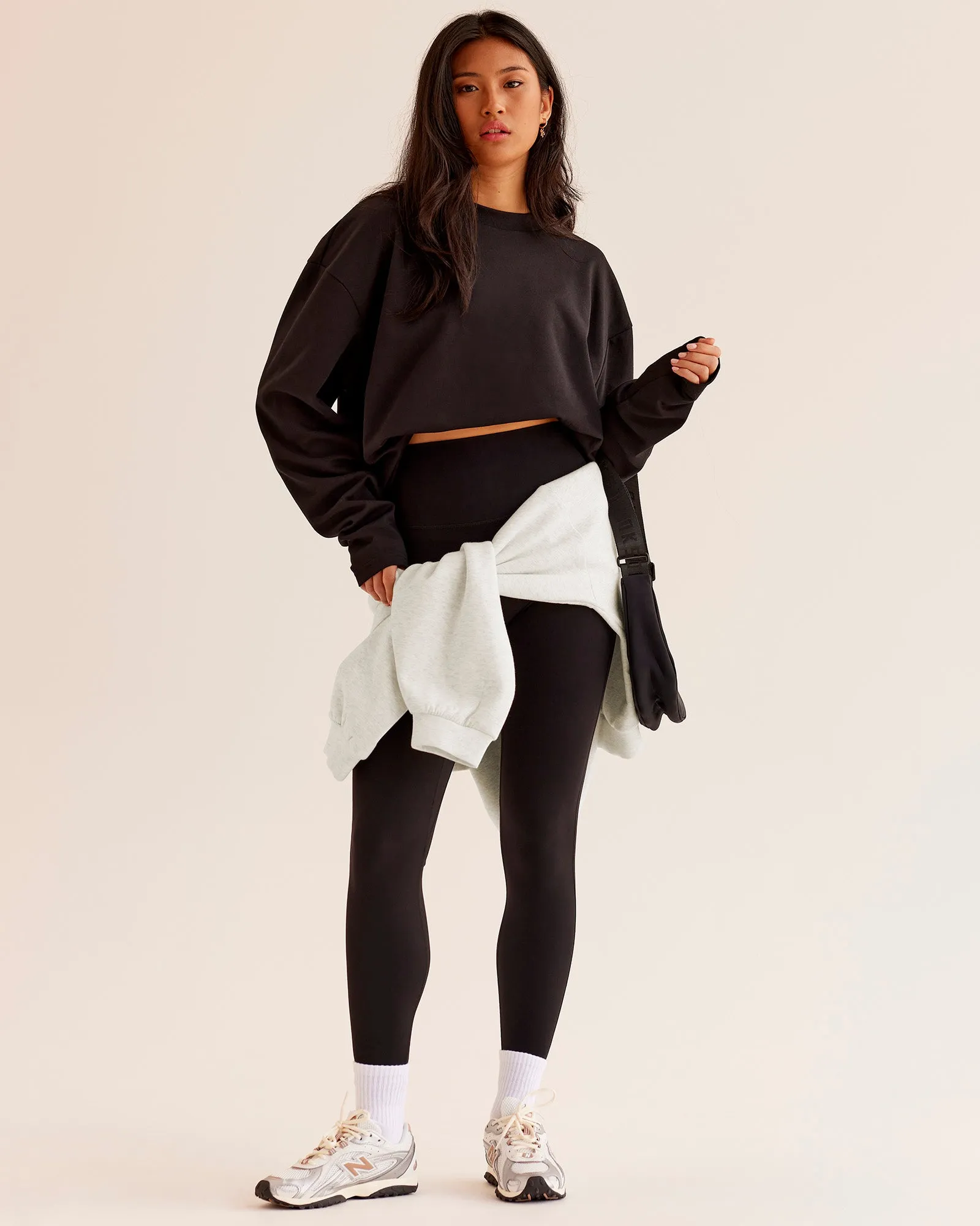 AfterDark ZeroCrease Long Sleeve Tee - Black sold by LSKD product image thumbnail 4