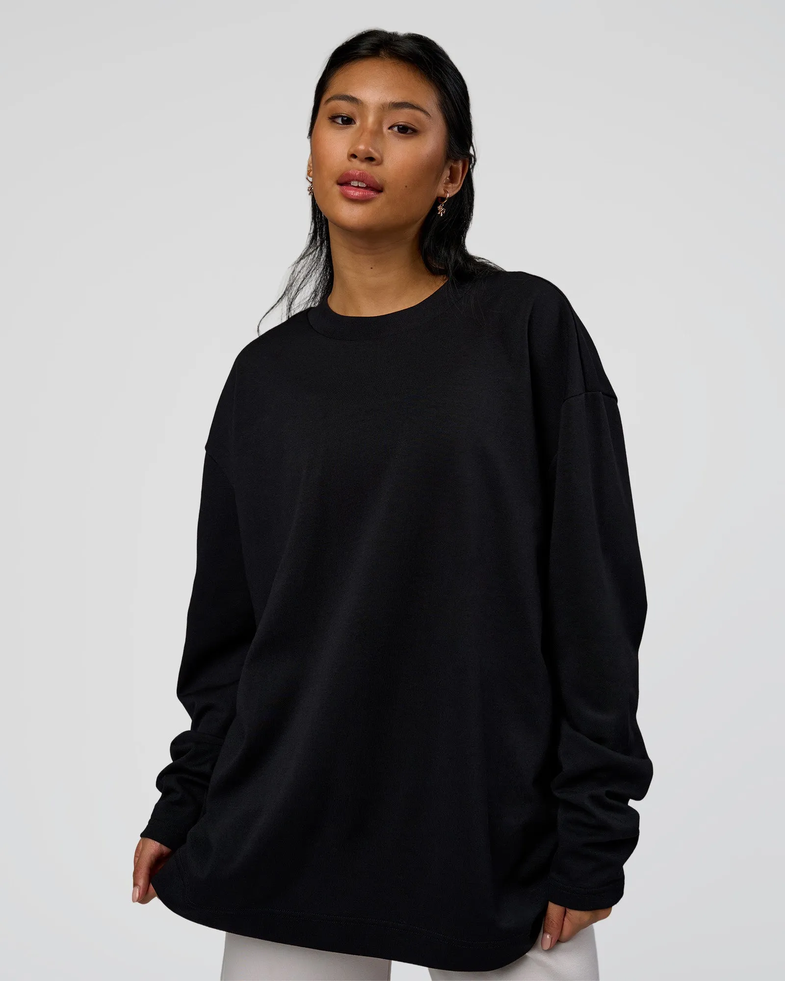 AfterDark ZeroCrease Long Sleeve Tee - Black sold by LSKD product image thumbnail 5