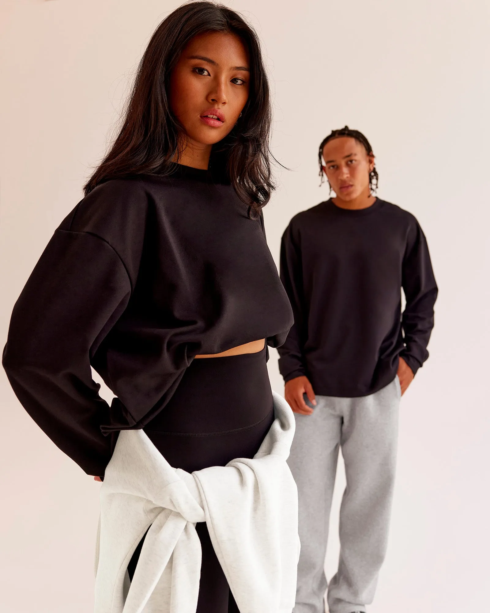 AfterDark ZeroCrease Long Sleeve Tee - Black sold by LSKD