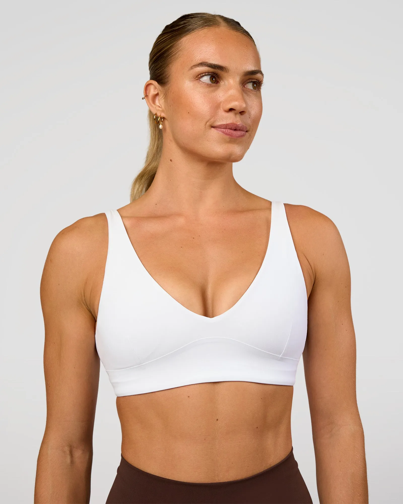 Vitality Sports Bra - White sold by LSKD product image thumbnail 2