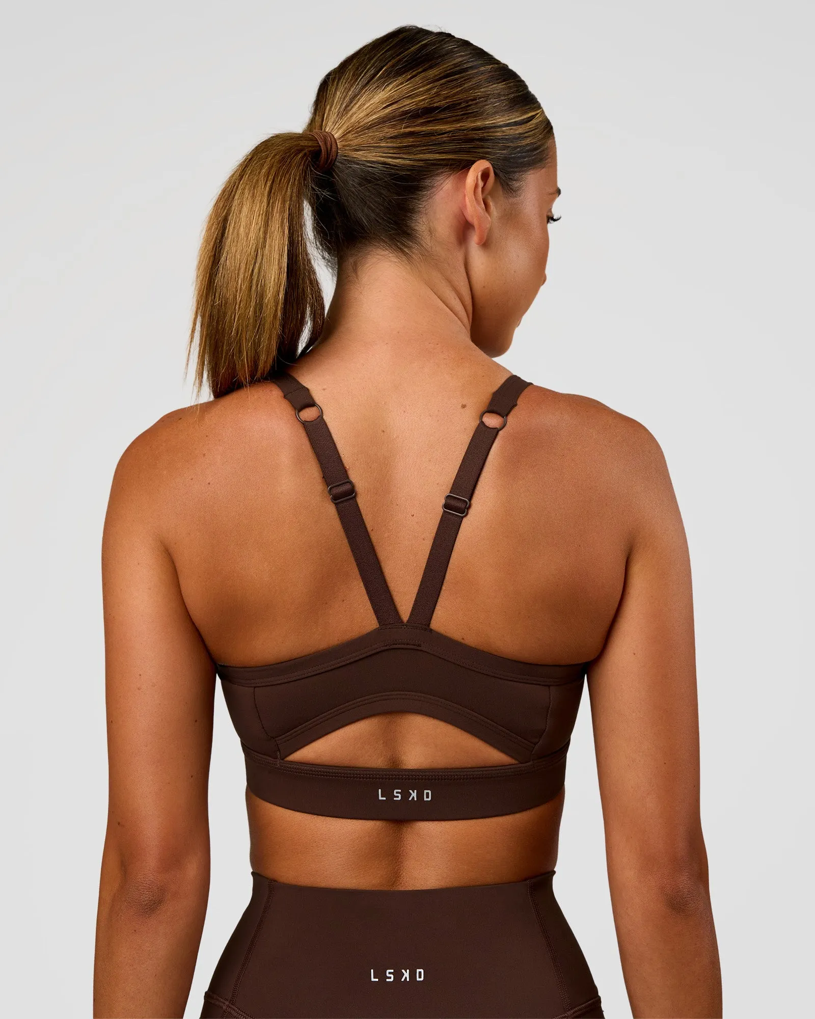 Momentum Sports Bra - Hot Chocolate sold by LSKD product image thumbnail 5