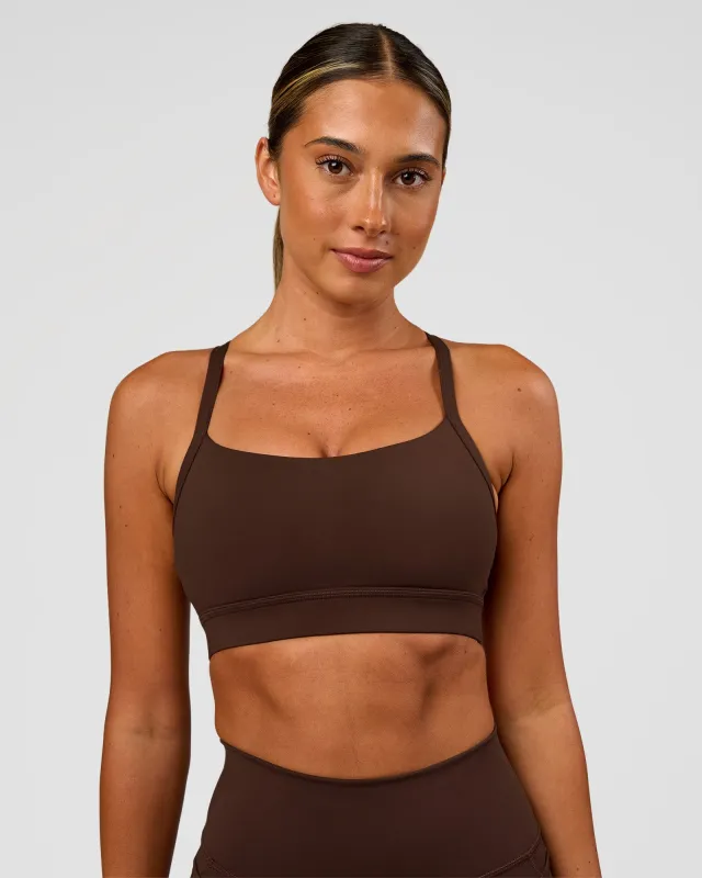 Momentum Sports Bra - Hot Chocolate made by LSKD