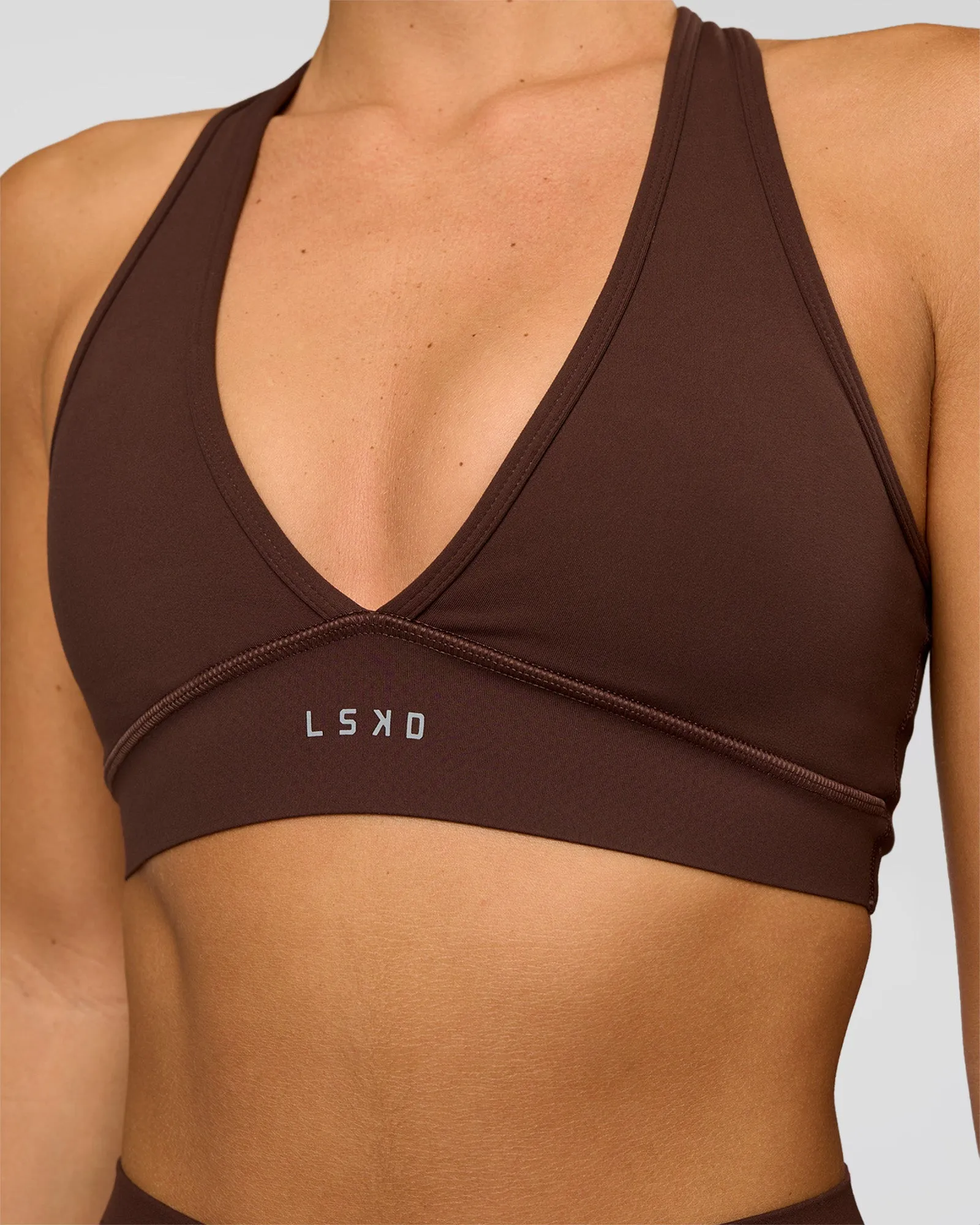 Stamina Sports Bra - Hot Chocolate sold by LSKD product image thumbnail 4
