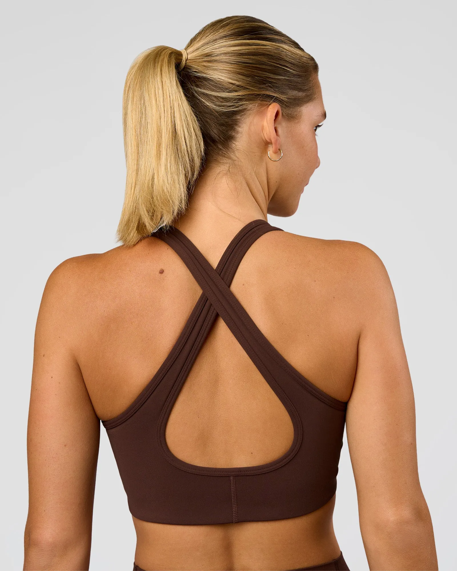 Stamina Sports Bra - Hot Chocolate sold by LSKD product image thumbnail 2