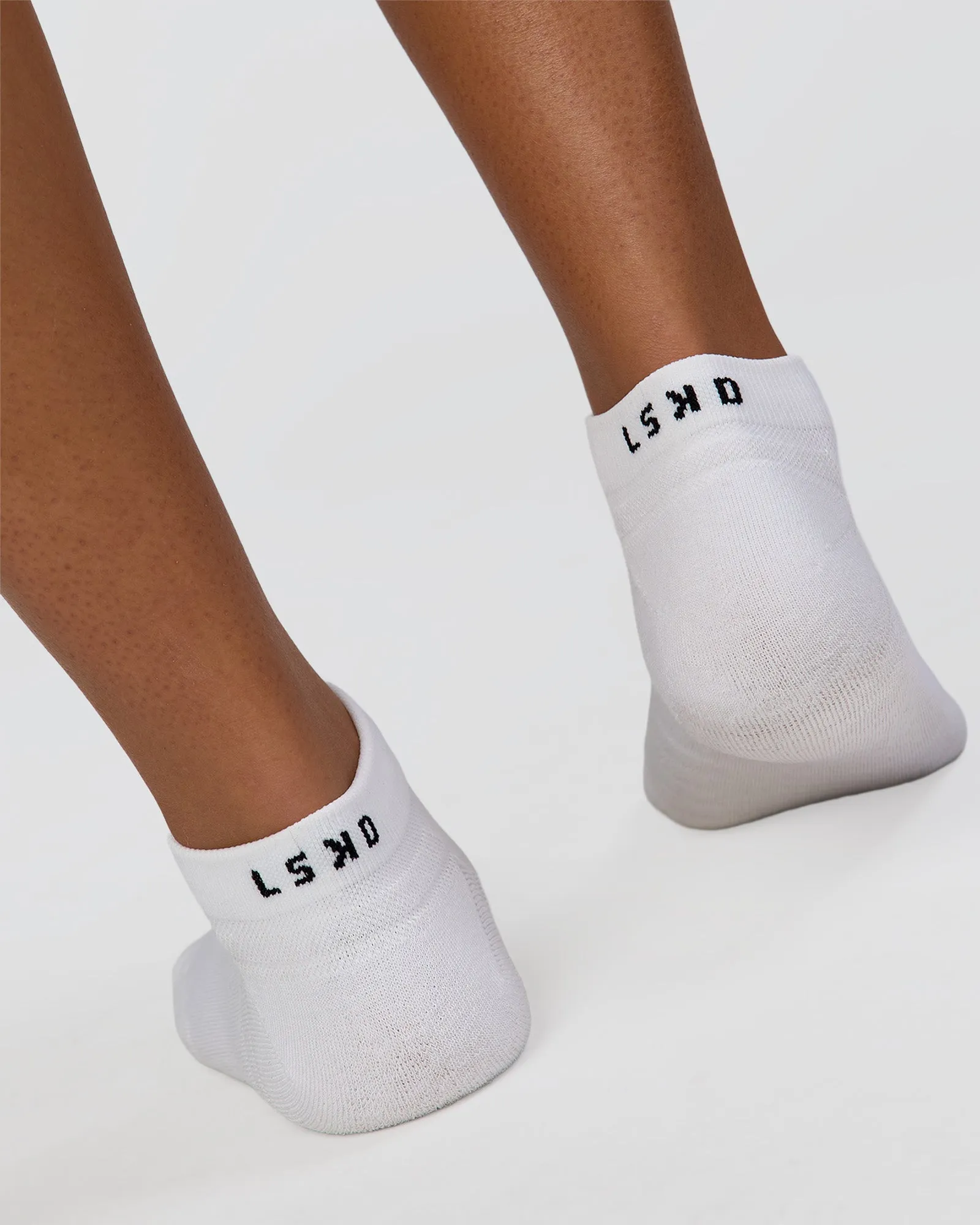 Fast Performance Ankle Socks - White-Black sold by LSKD product image thumbnail 3