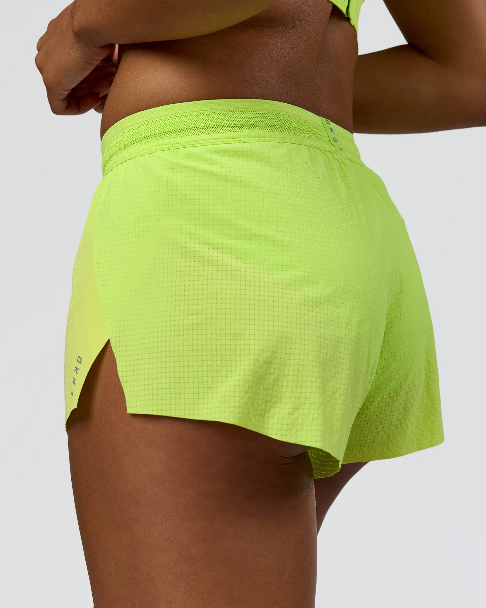 Accelerate 3" Mid-Rise Running Short - Hyper Green sold by LSKD product image thumbnail 3