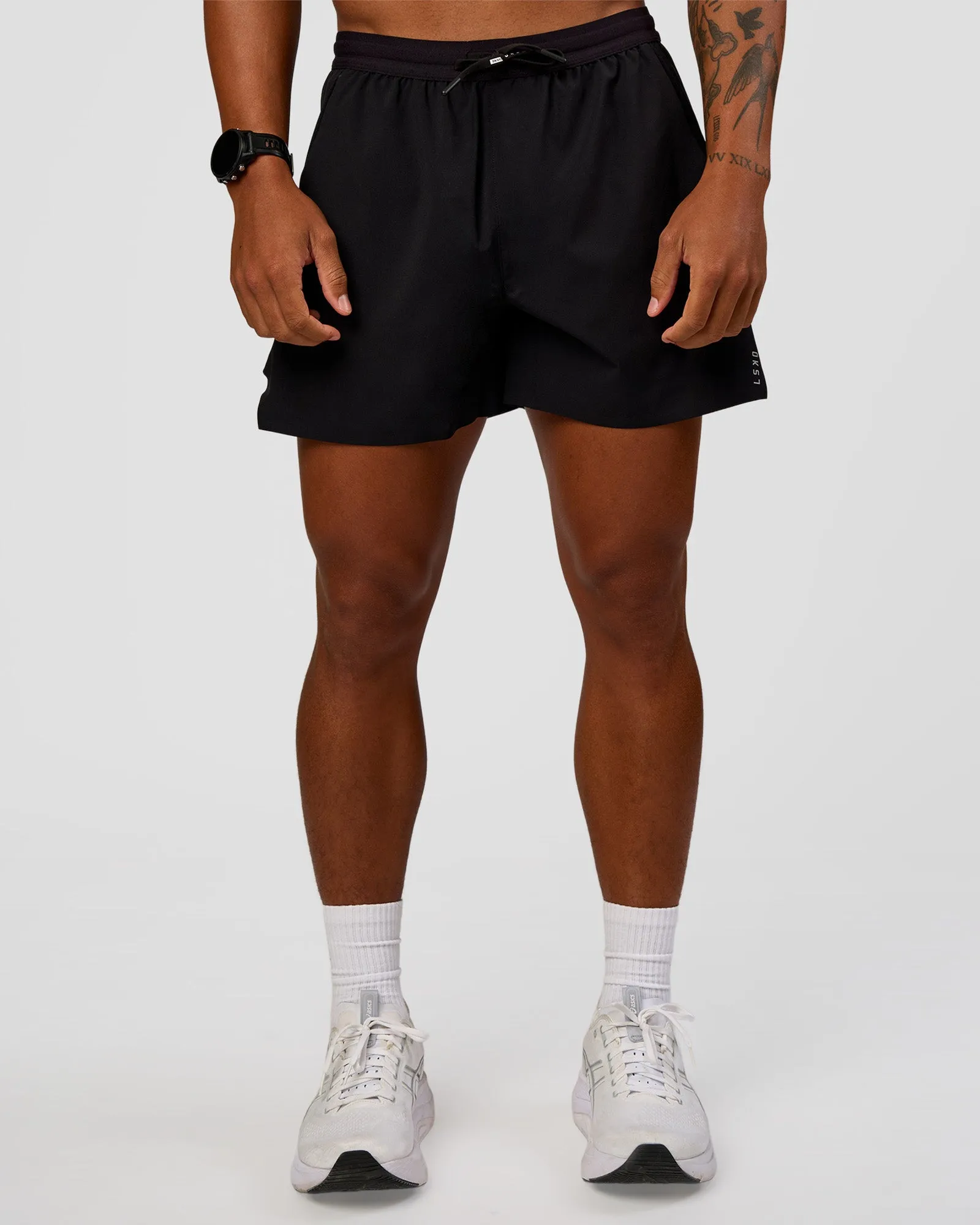 Pace Air 5" Lined Running Short - Black sold by LSKD