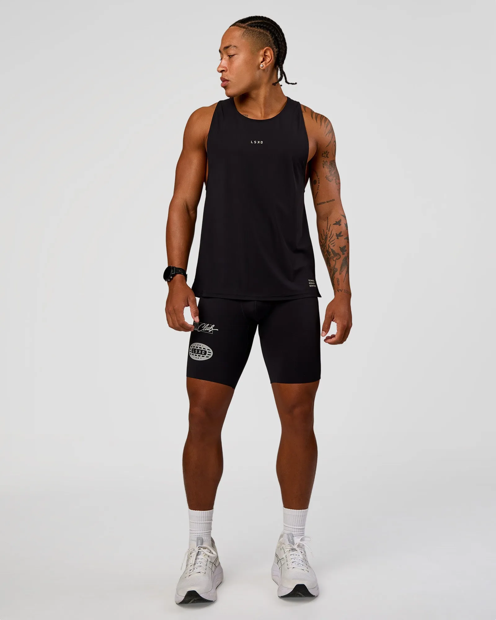 Cadence Run Club Script Values Tank - Black-Alloy sold by LSKD product image thumbnail 5
