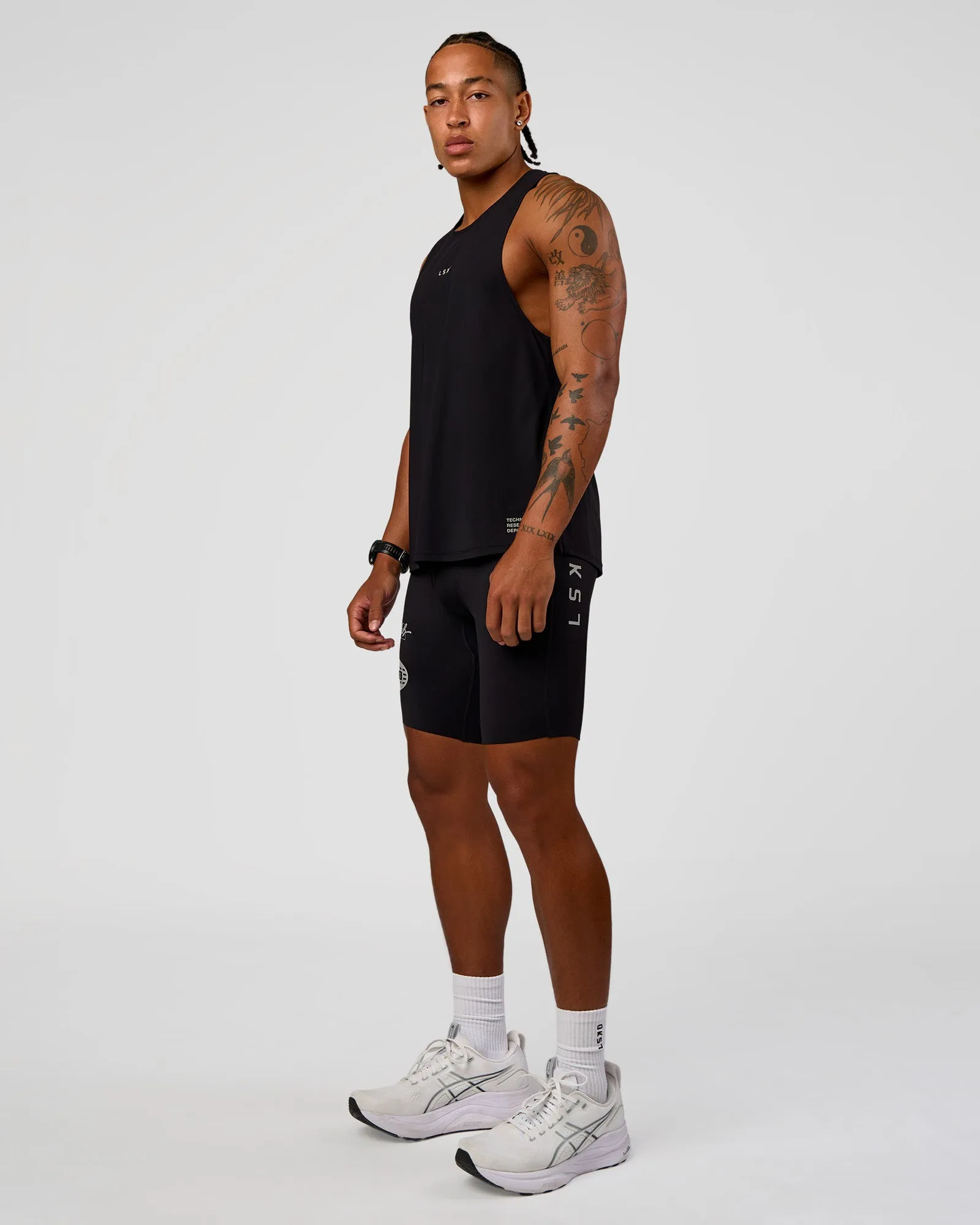 Cadence Run Club Script Values Tank - Black-Alloy sold by LSKD product image thumbnail 3