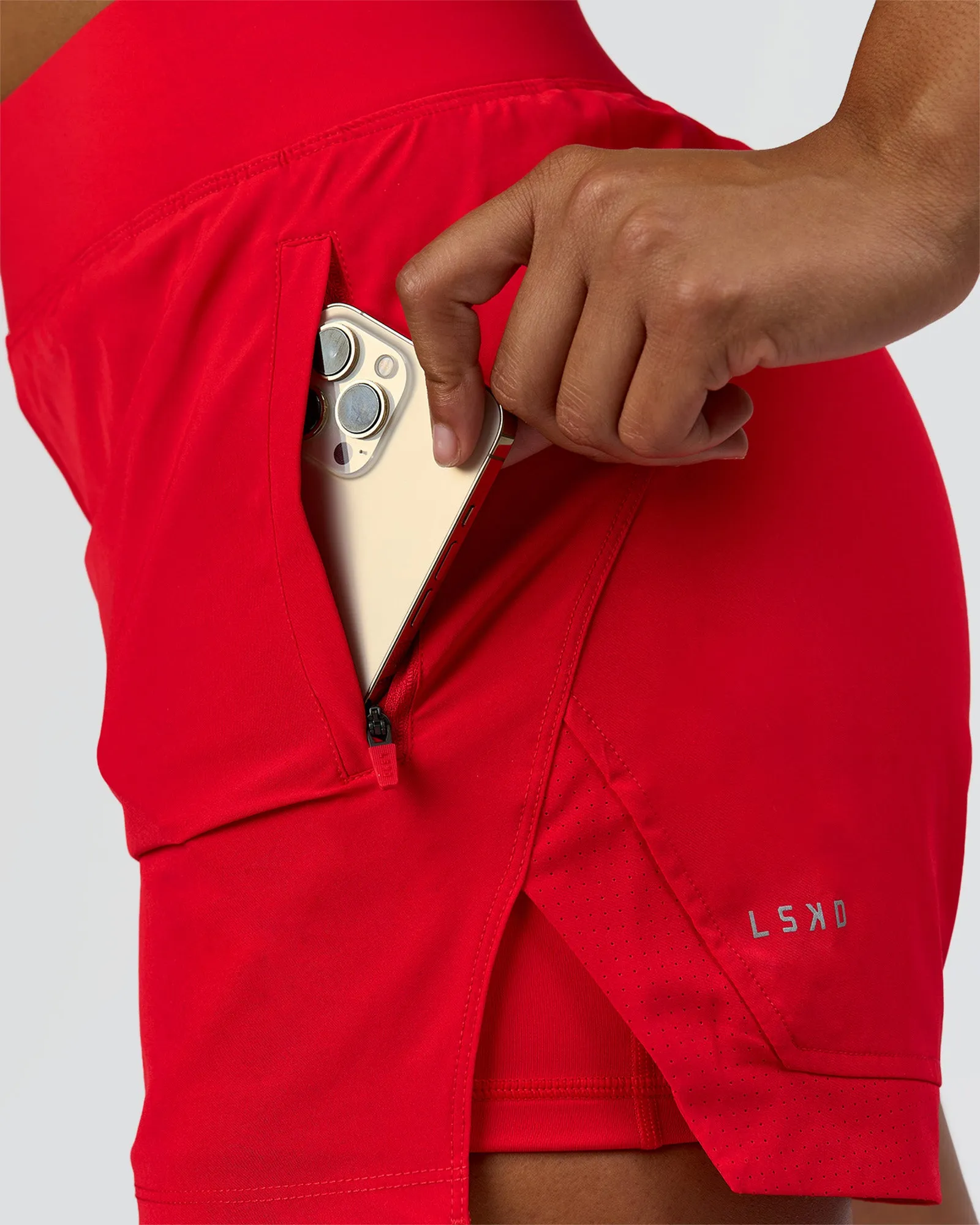 Challenger 5" Lined Performance Short - Scarlet sold by LSKD product image thumbnail 3