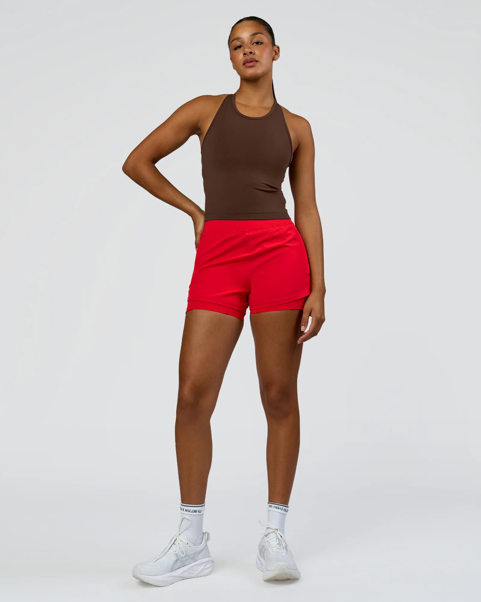 Challenger 3" Lined Performance Short - Scarlet sold by LSKD product image thumbnail 3