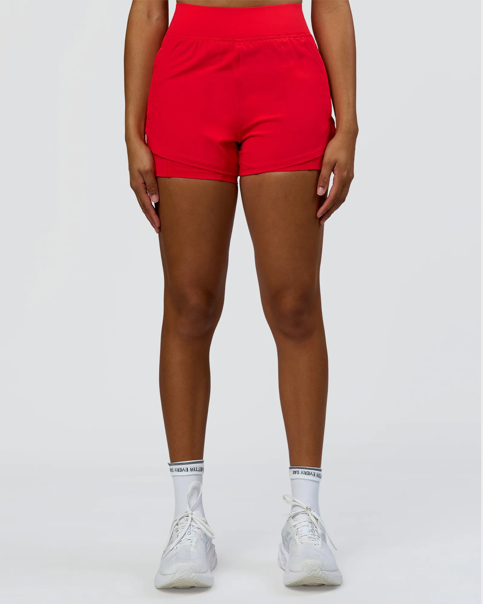 Challenger 3" Lined Performance Short - Scarlet sold by LSKD product image thumbnail 4