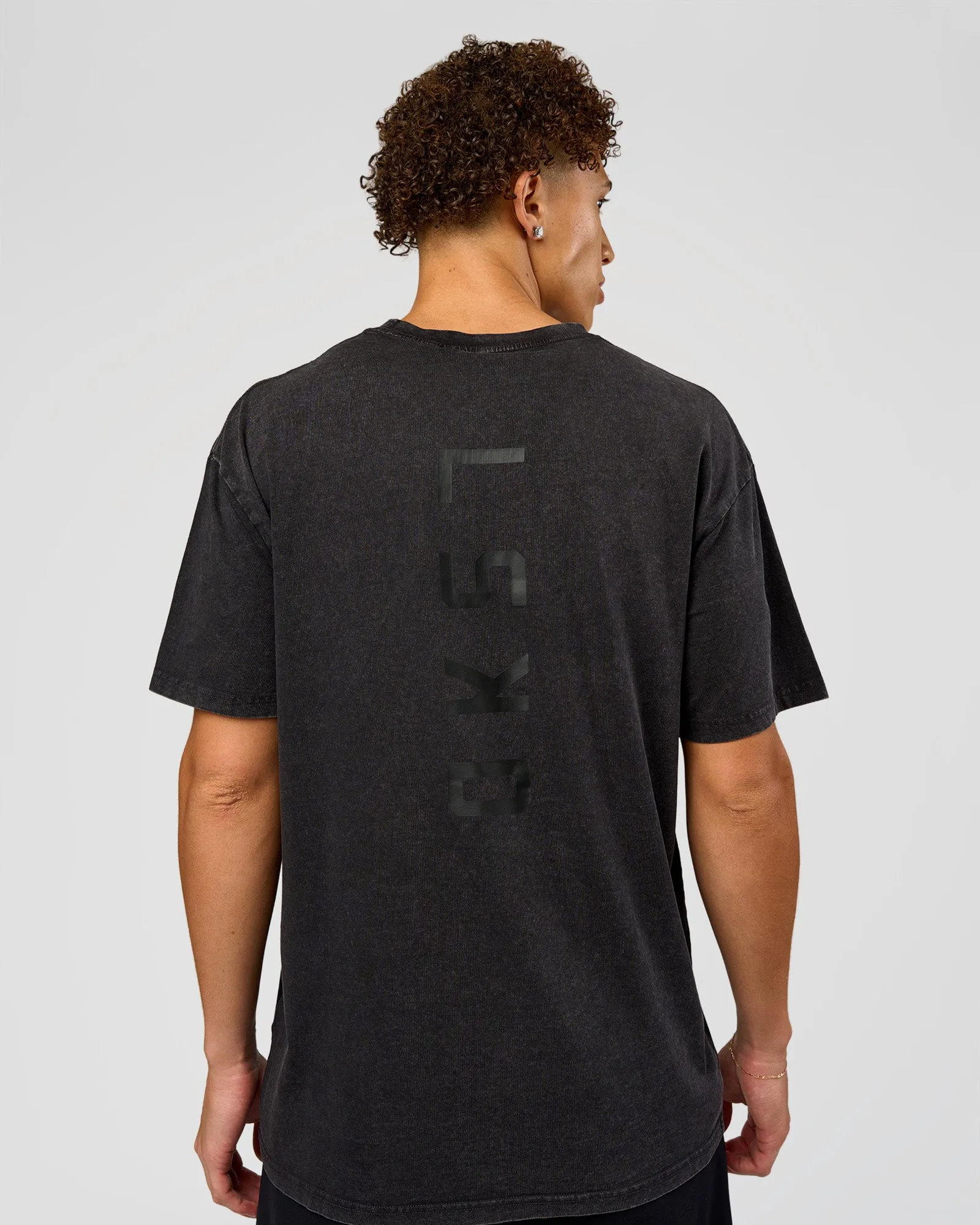 Shadow Mode FLXCotton Oversized Tee - Black Washed sold by LSKD product image thumbnail 2