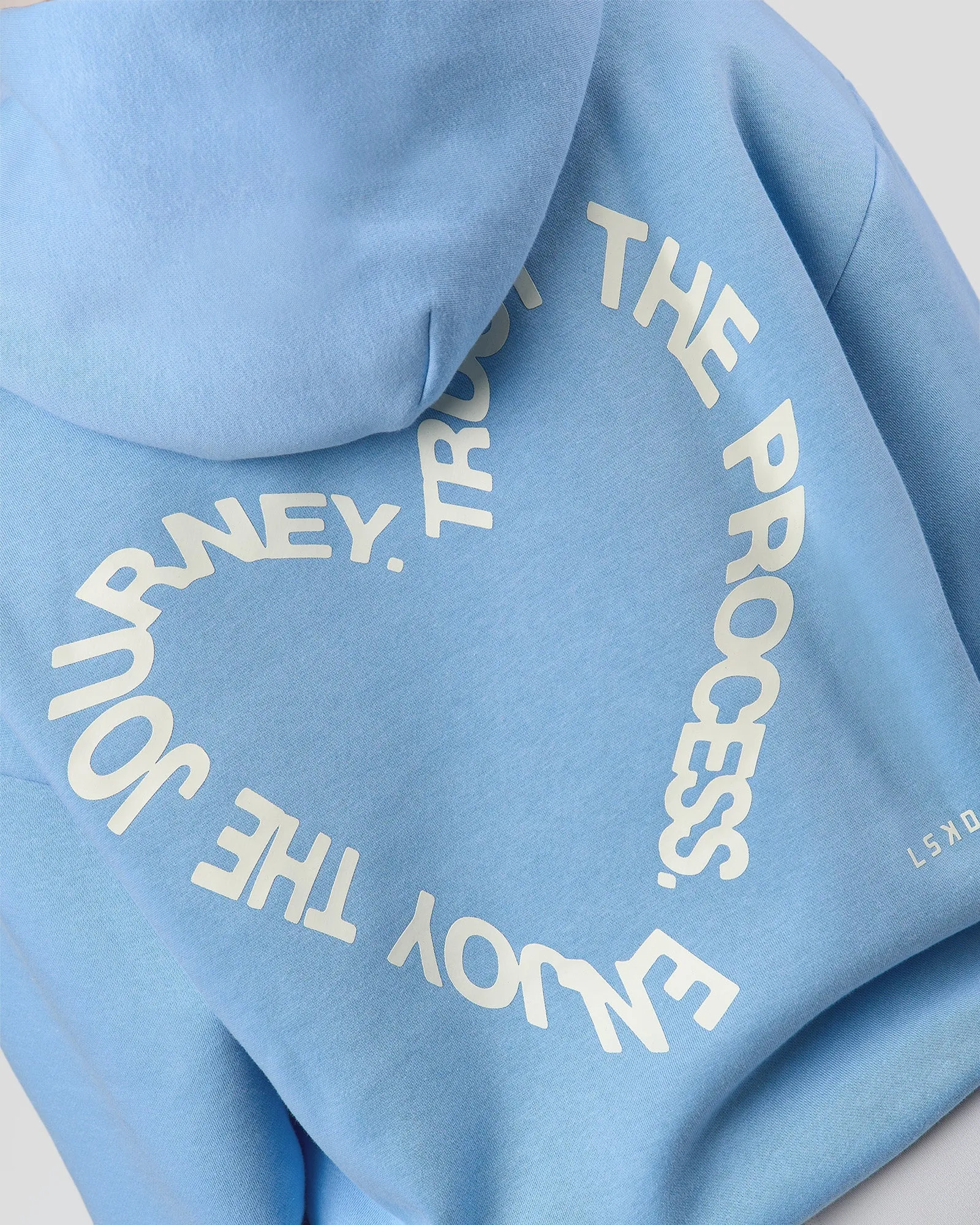 Unisex Love The Process Oversize Hoodie - Open Air-Off White sold by LSKD product image thumbnail 5