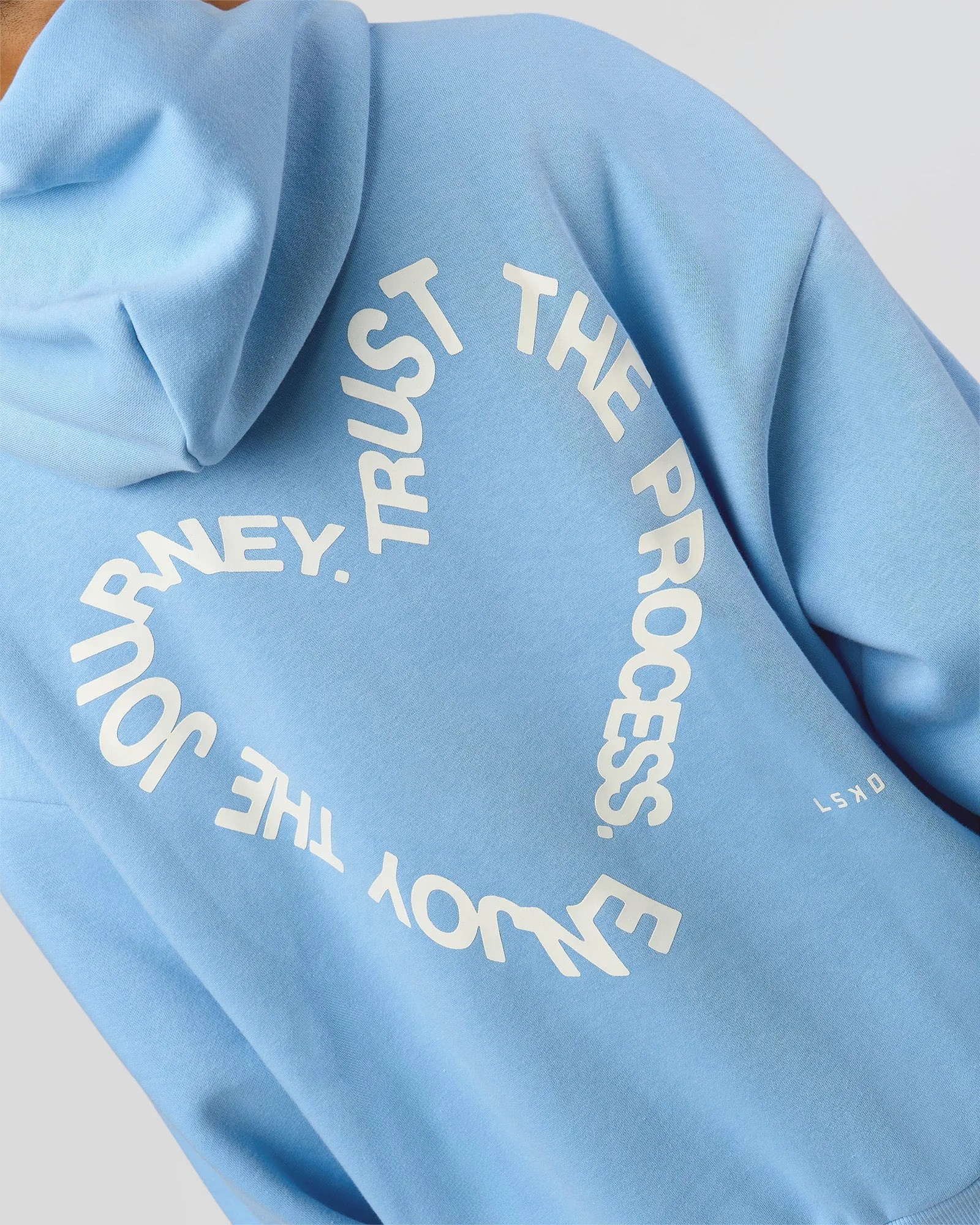 Unisex Love The Process Oversize Hoodie - Open Air-Off White sold by LSKD product image thumbnail 3