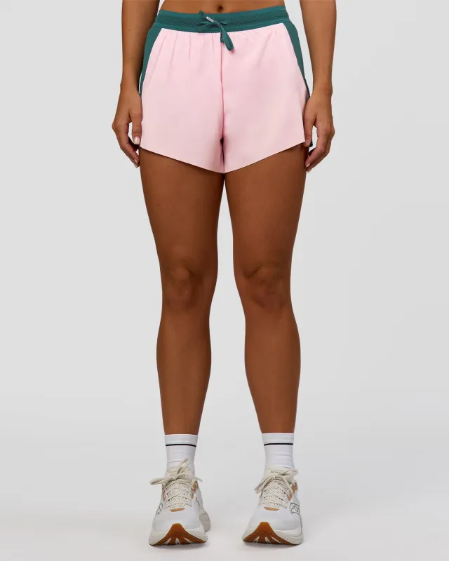 Accelerate 3" High-Rise Running Short - Transformative Teal-Marshmallow made by LSKD