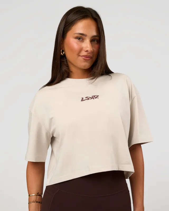 Go-To Heavyweight FLXCotton Street Tee - Clay-Cocoa Powder made by LSKD
