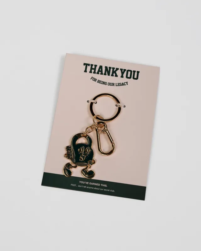 Club LSKD Key Ring - Vital Green-Light Gold made by LSKD