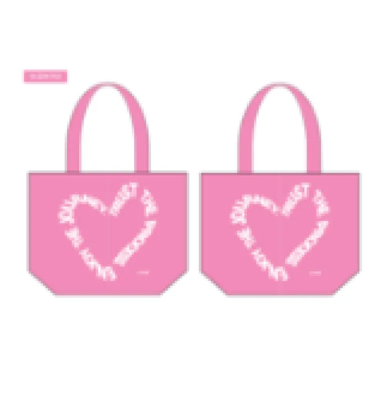 Medium Tote LSKD Shopping Bag - Enjoy The Journey - Marshmallow made by LSKD