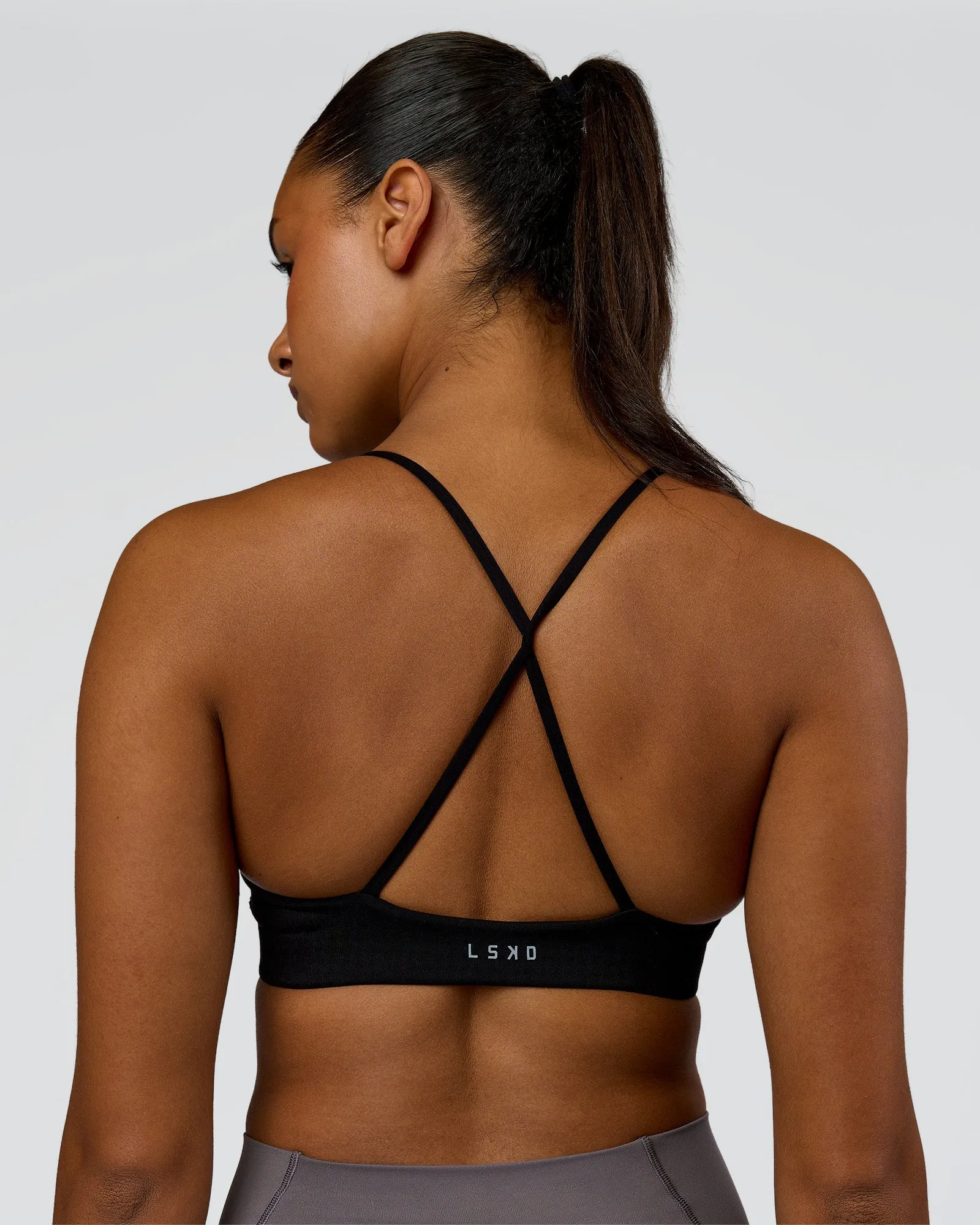 Infinite Contour Sports Bra - Black sold by LSKD product image thumbnail 2