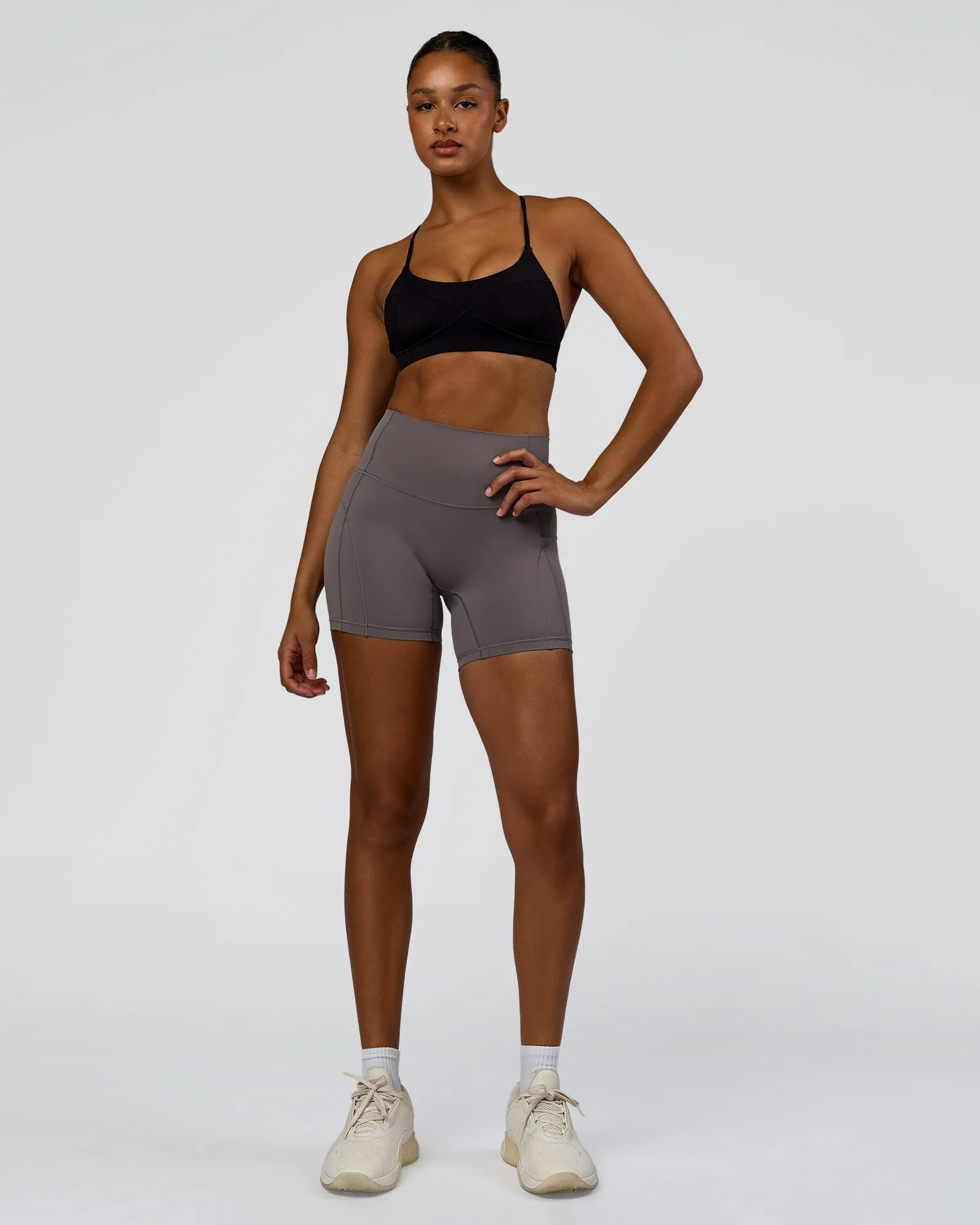 Infinite Contour Sports Bra - Black sold by LSKD product image thumbnail 4