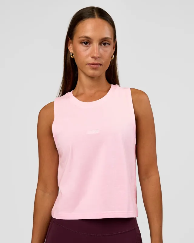 Go-To FLXCotton Midline Tank - Marshmallow-White made by LSKD
