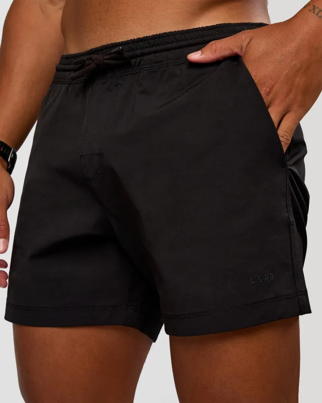 Daily 5" Short 2.0 - Black made by LSKD