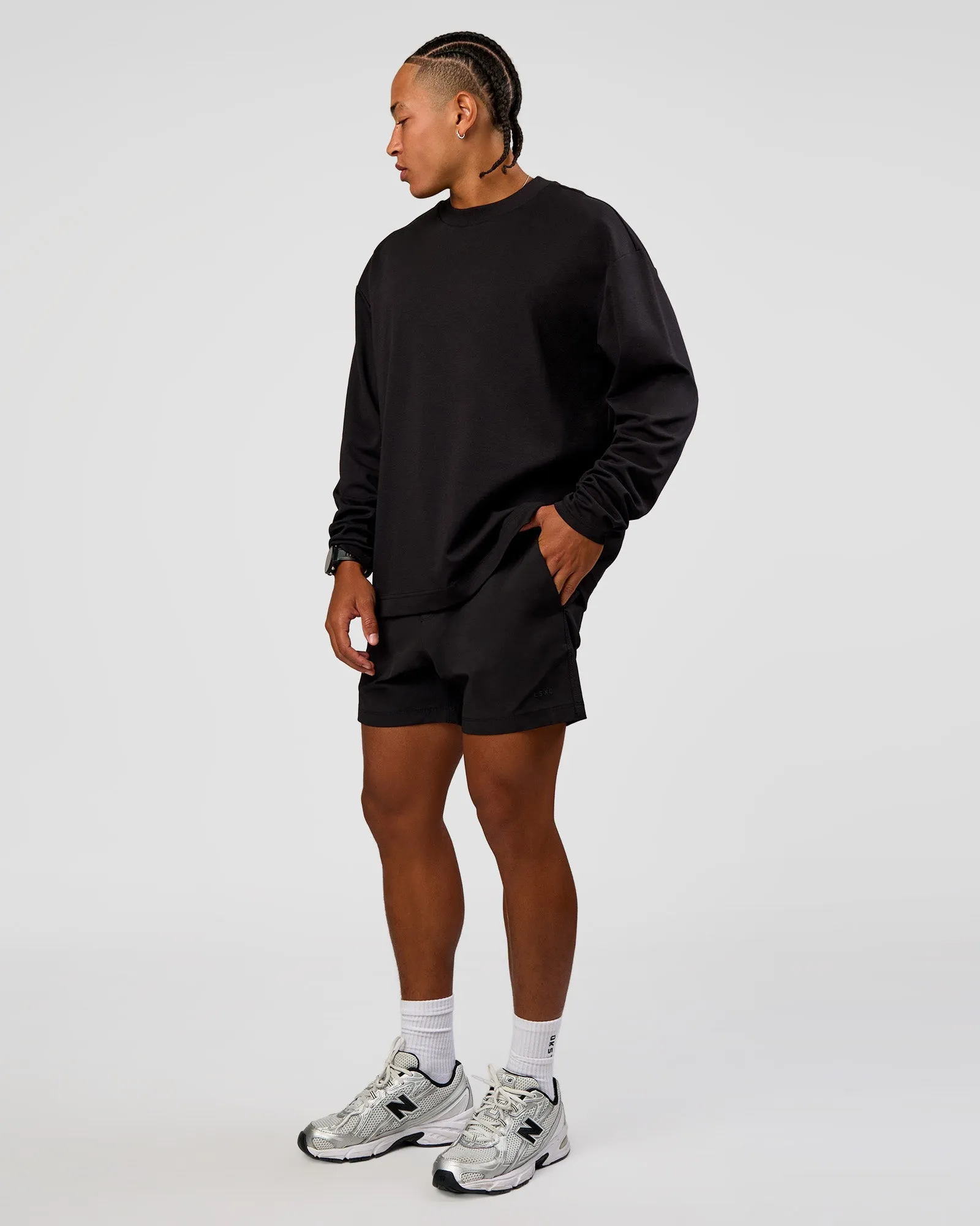 Daily 5" Short 2.0 - Black sold by LSKD product image thumbnail 5