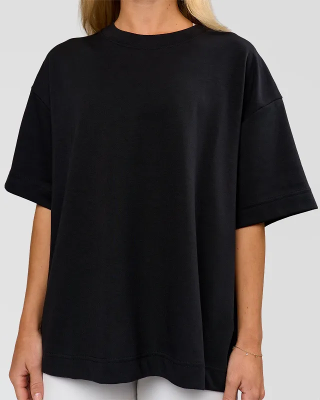 AfterDark ZeroCrease Boxy Tee - Black made by LSKD