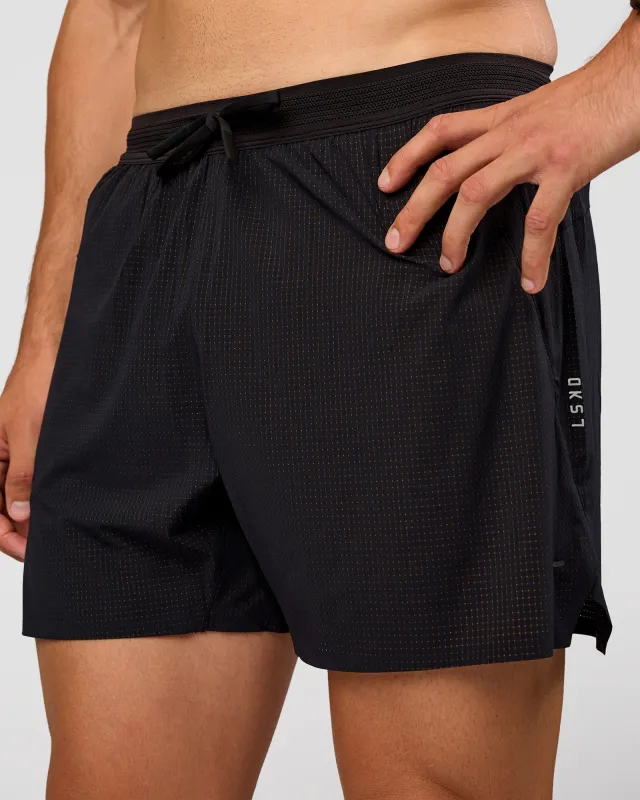 Pace 5" Lined Ripstop Short - Black made by LSKD