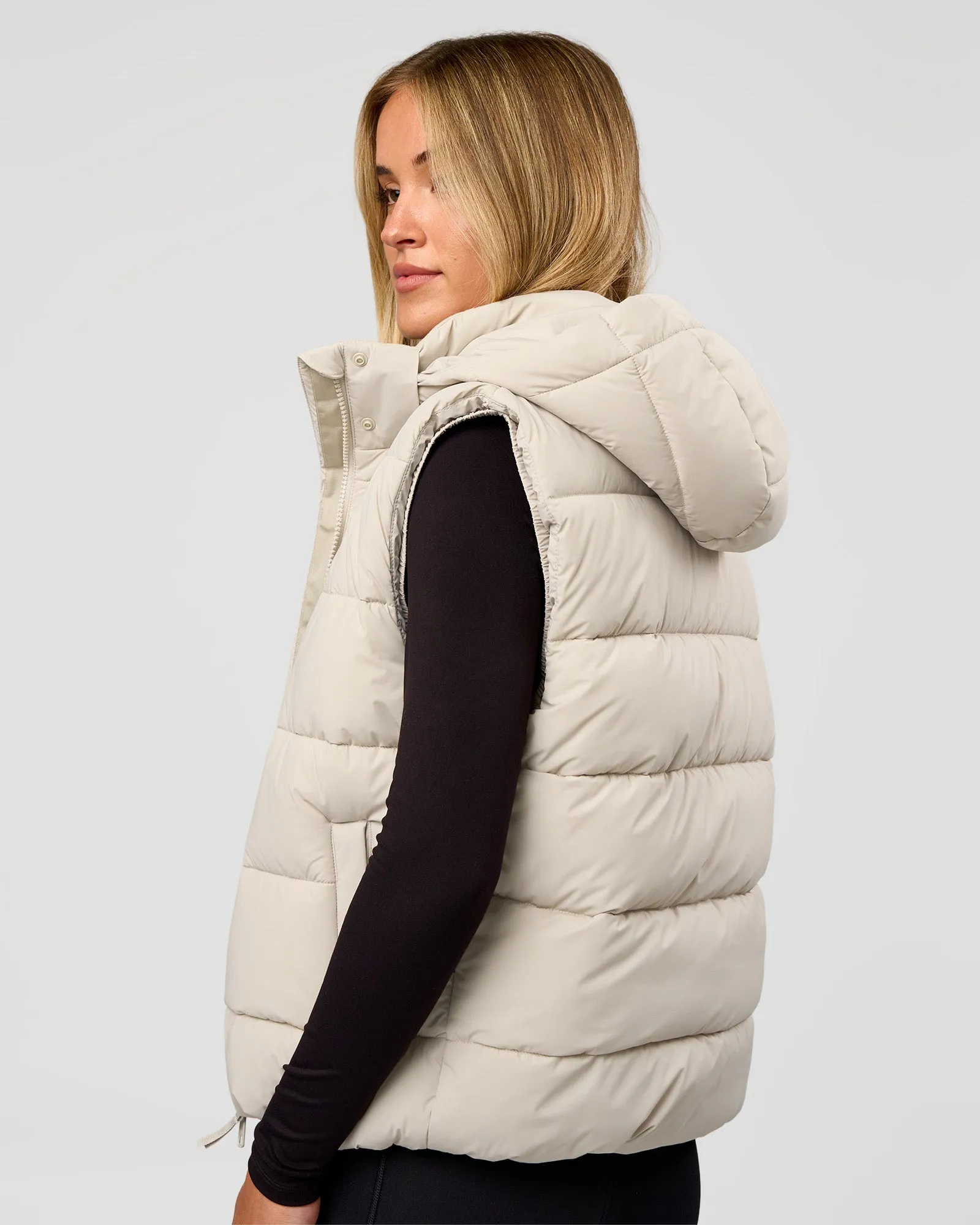 Go-To Puffer Vest - Shale Beige sold by LSKD product image thumbnail 2
