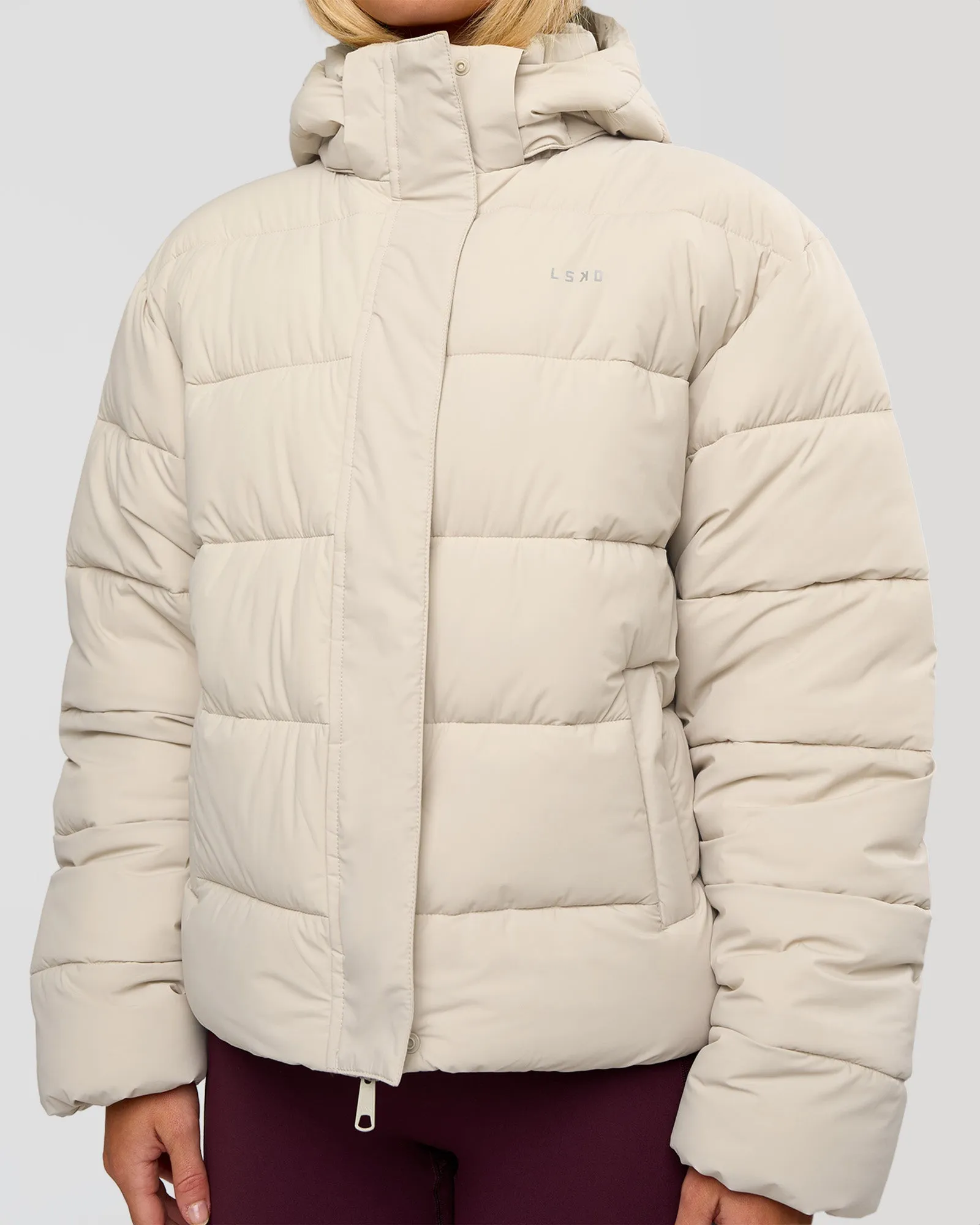 Go-To Puffer Jacket - Shale Beige sold by LSKD product image thumbnail 4