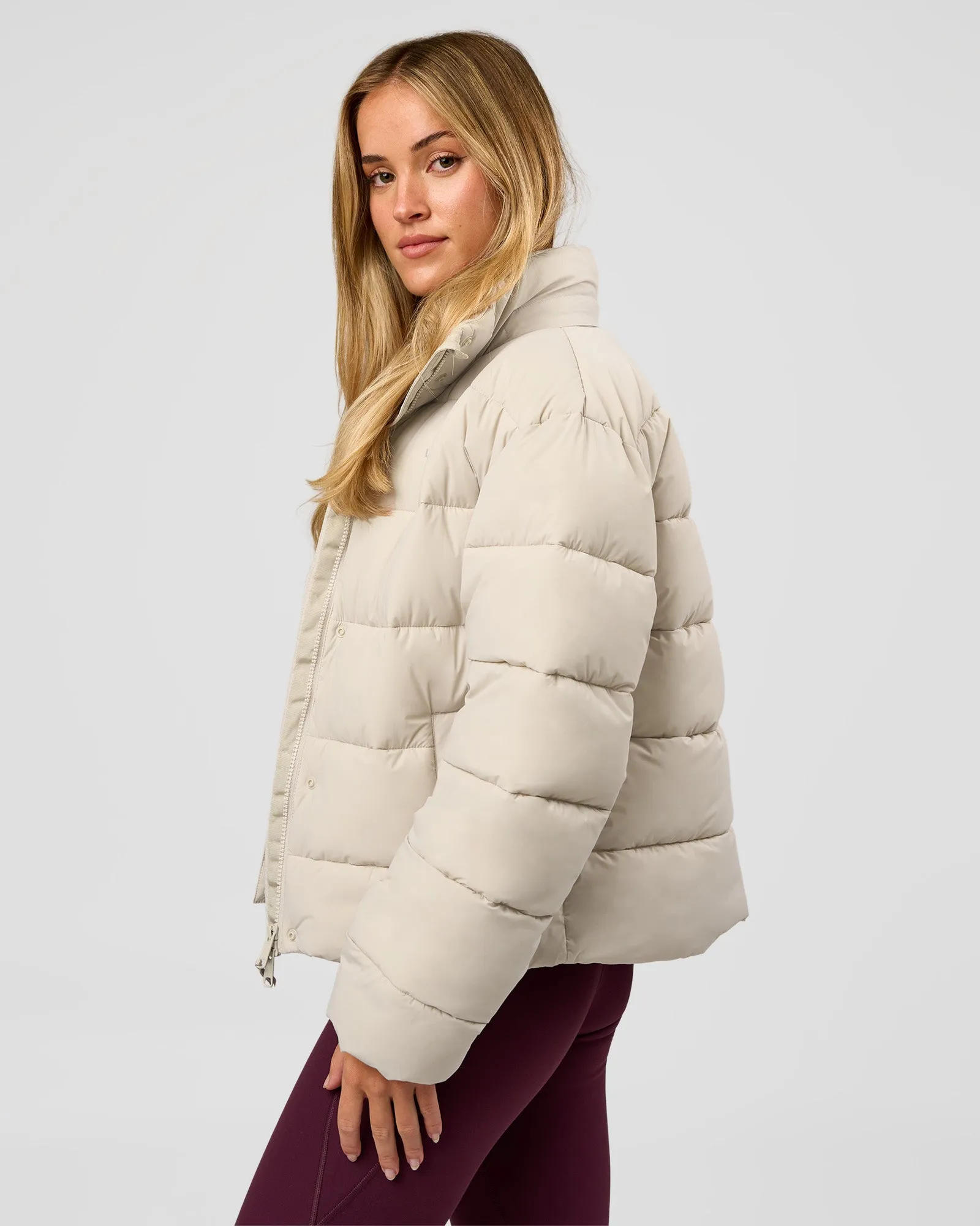 Go-To Puffer Jacket - Shale Beige sold by LSKD product image thumbnail 5