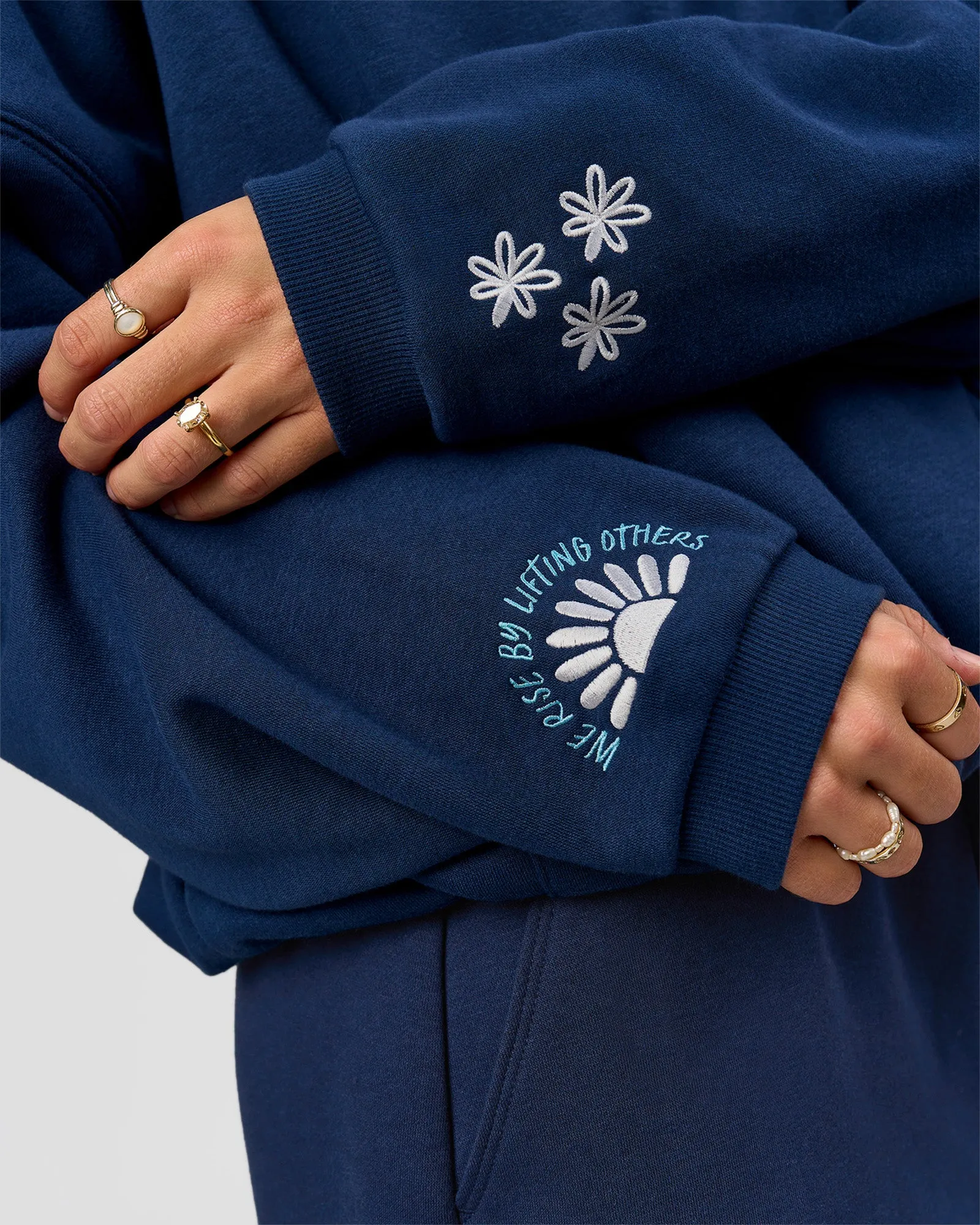 Zola Go-To Oversized Hoodie - Future Navy sold by LSKD product image thumbnail 5