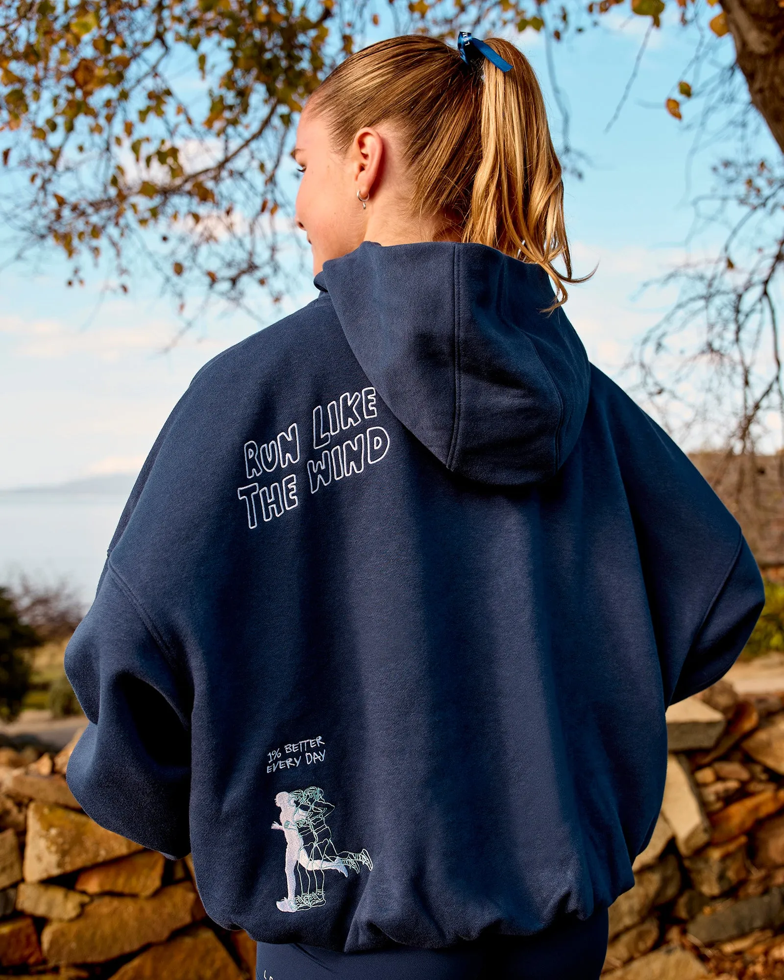 Zola Go-To Oversized Hoodie - Future Navy sold by LSKD product image thumbnail 2